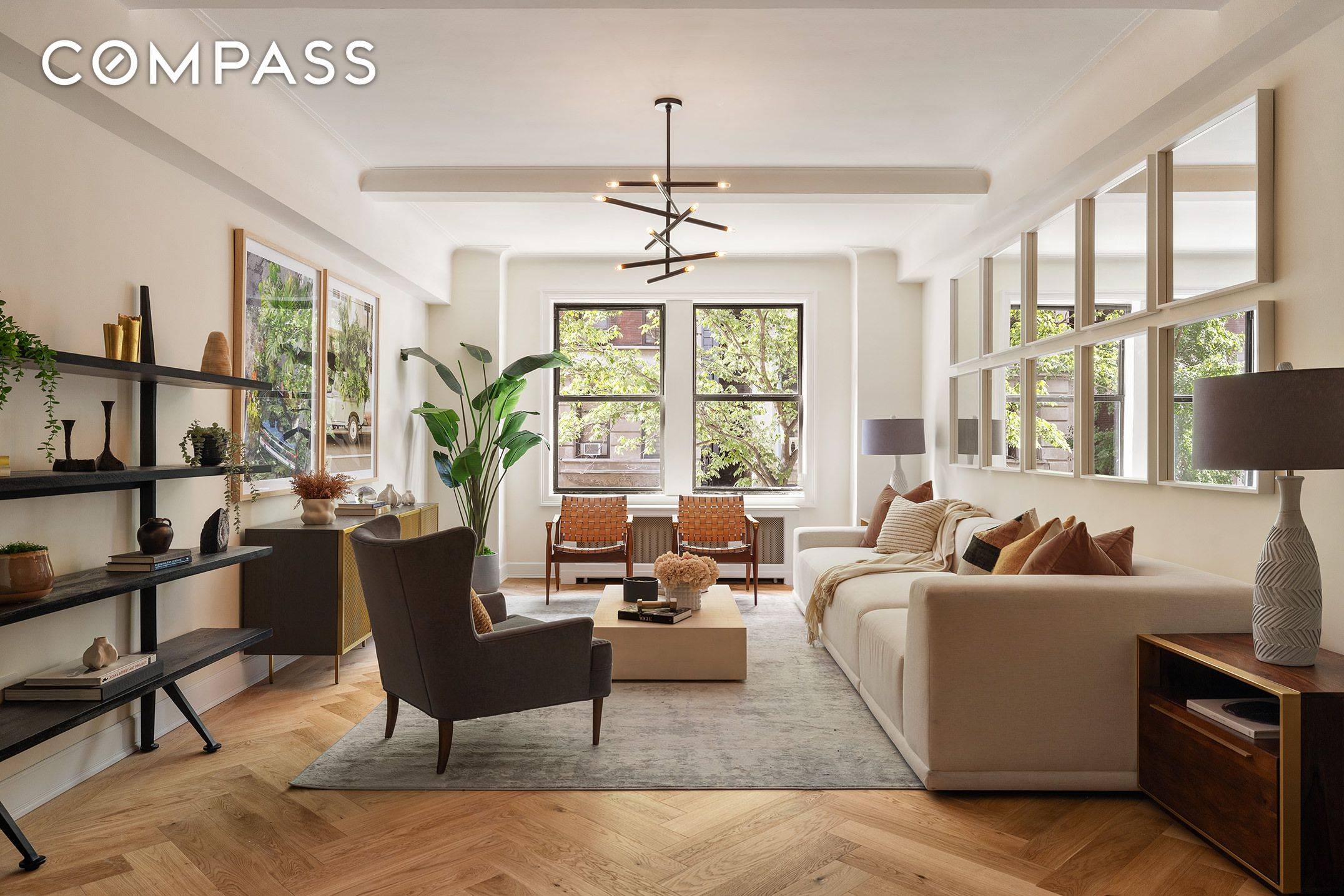 ALL SHOWINGS AND OPEN HOUSE SHOWINGS ARE BY APPOINTMENT ONLY Unit 2F at 845 West End Avenue is a luxurious, just renovated, 3 bedroom, 3 bathroom home in a pre ...