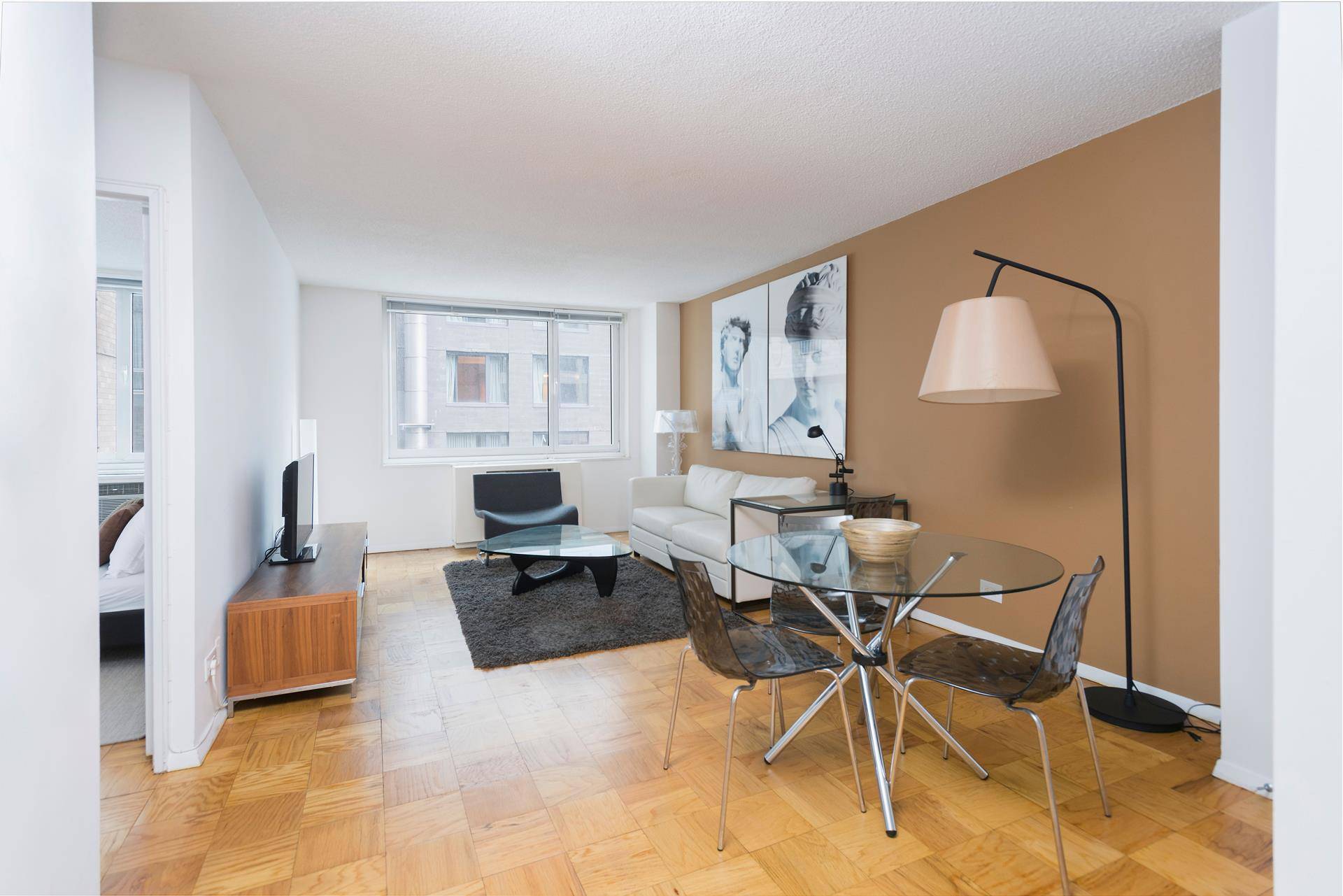 Spacious one bedroom one bathroom apartment located in a luxury rental building in the heart of Midtown West.