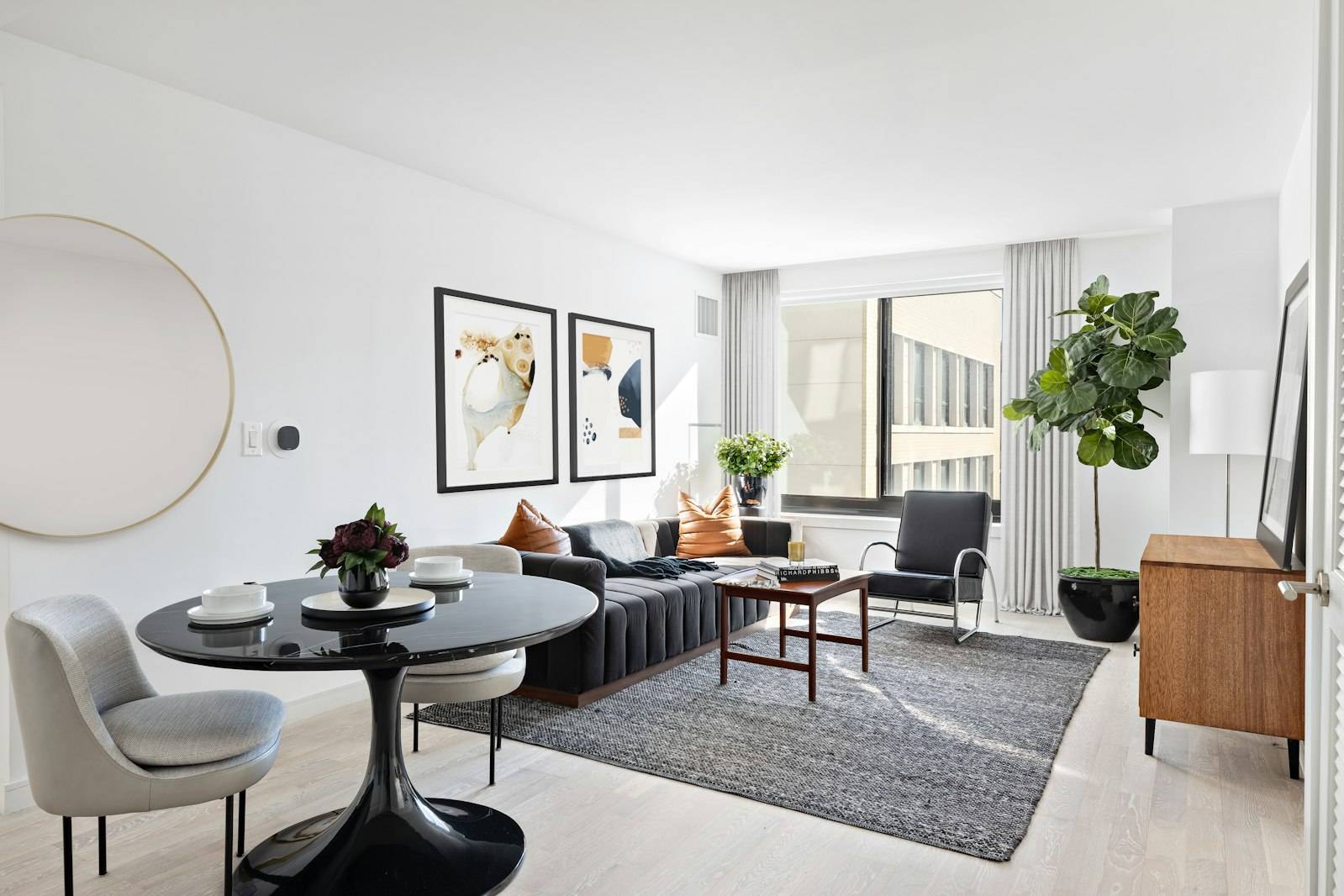 ASK ABOUT OUR INTEREST RATE BUY DOWN OPTIONS Space abounds in this one bedroom condo with west facing windows that frame the tree lined boulevard toward historic Strivers Row.
