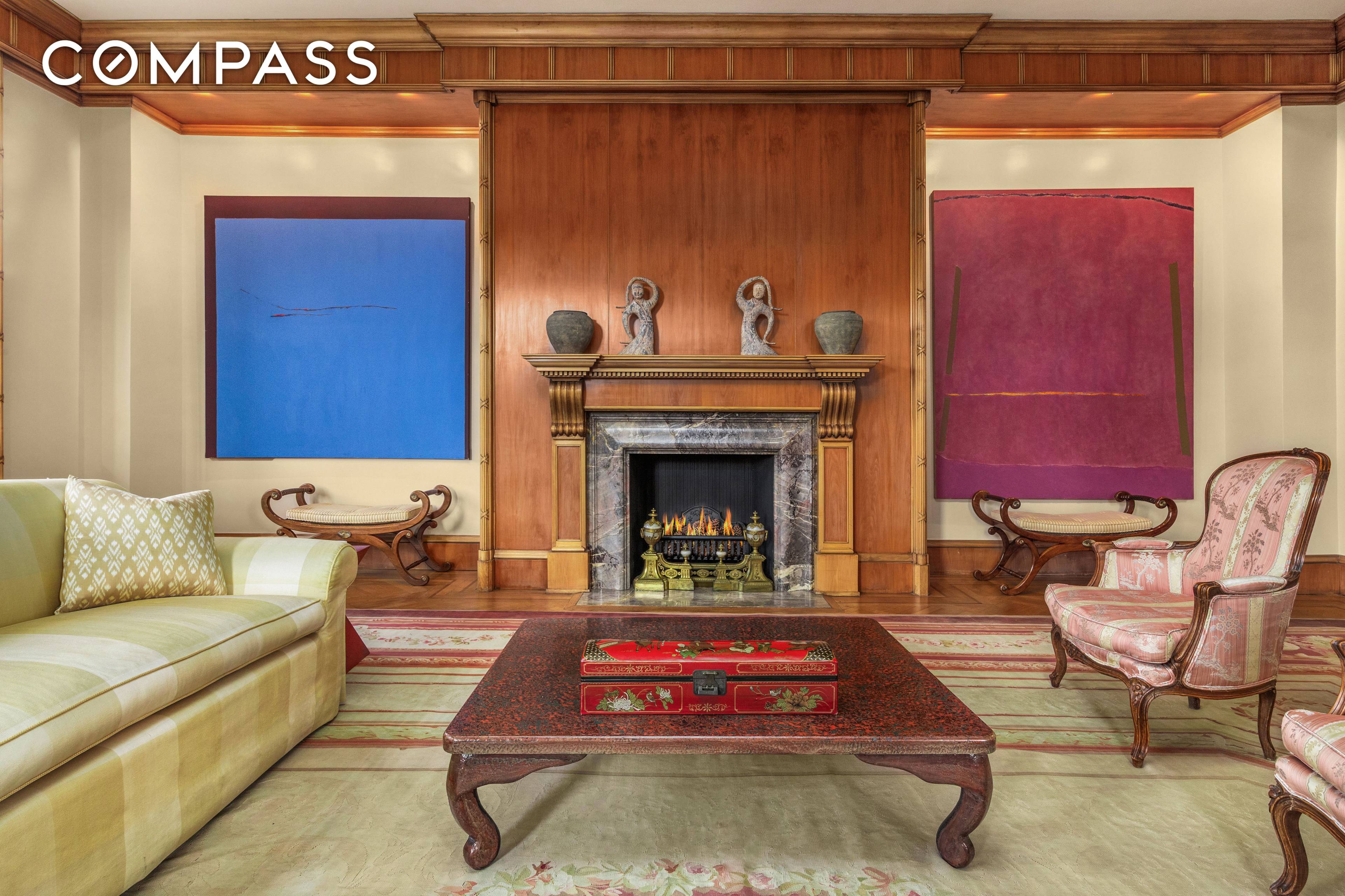 Ideally positioned to capture the lush tree line vistas of Central Park and the iconic Metropolitan Museum of Art, residence 4 5 at 990 5th Avenue is a distinguished duplex ...