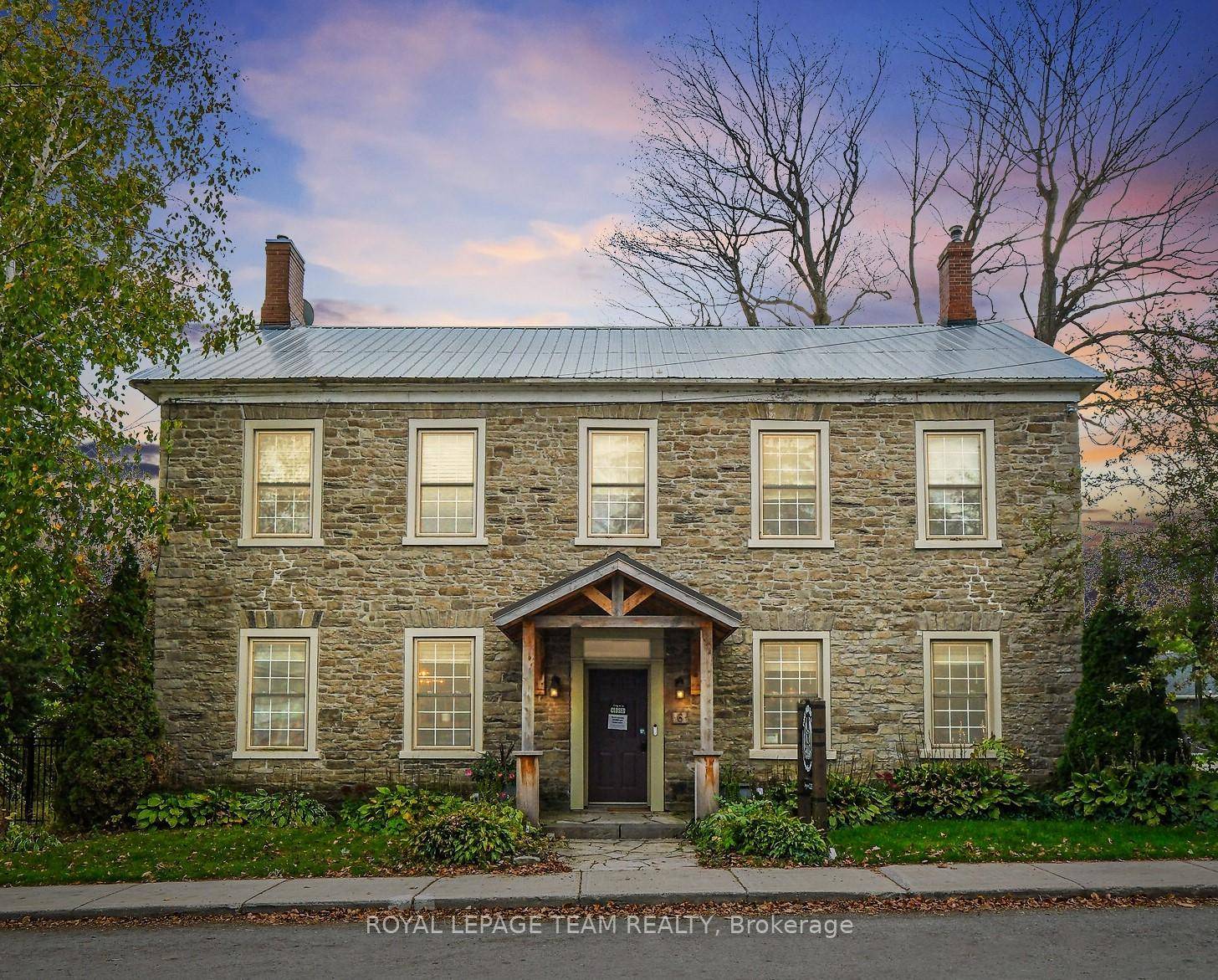 This remarkable 1837 stone building in the heart of historic Spencerville offers a rare opportunity to create a truly unique residence with the added potential for a live work lifestyle.