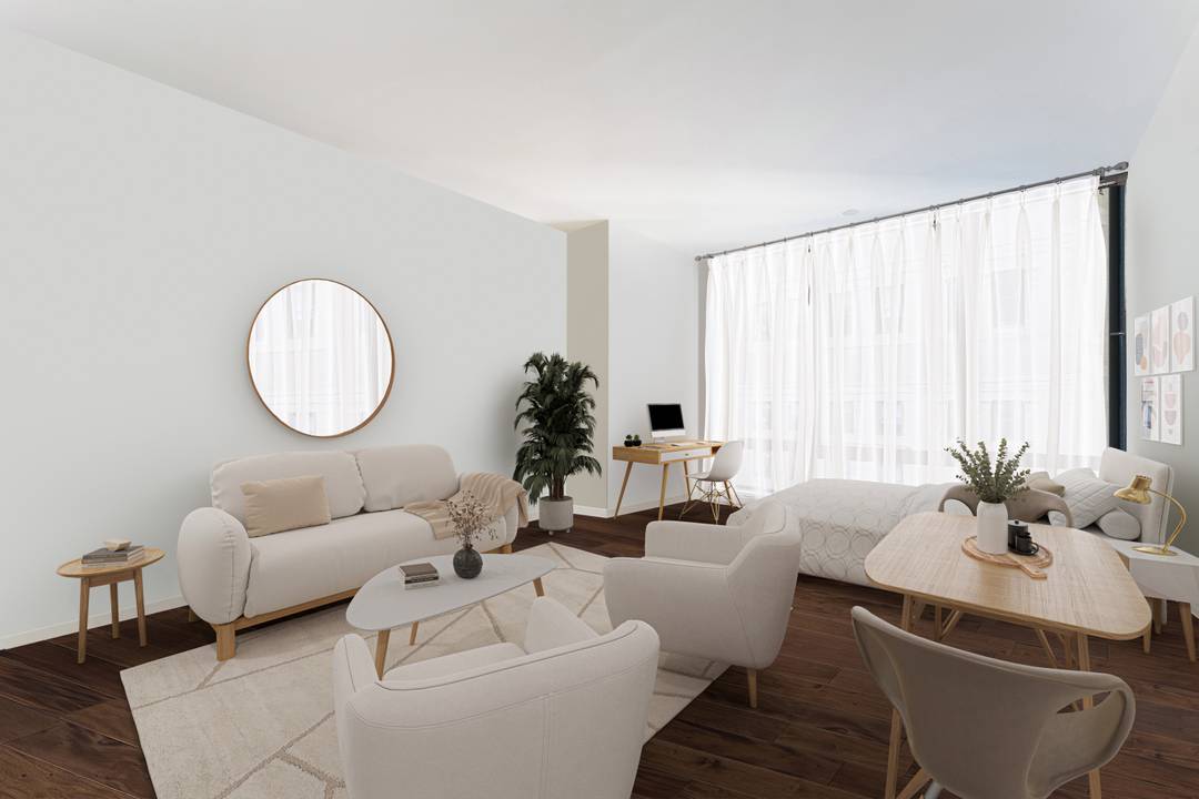 PRICED TO SELL ! MOVE IN CONDITION, HIGH CEILING, IN Unit W D, PET FRIENDLY, FULL SERVICE CONDO IN FIDI Dreaming of a serene, sun drenched escape in the heart ...