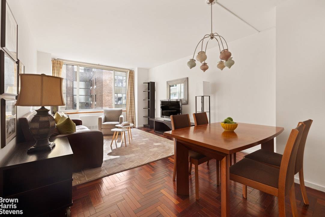 Welcome home to this cozy, quiet, South facing, 1 bedroom, 1 bathroom, home overlooking the landscaped terrace.