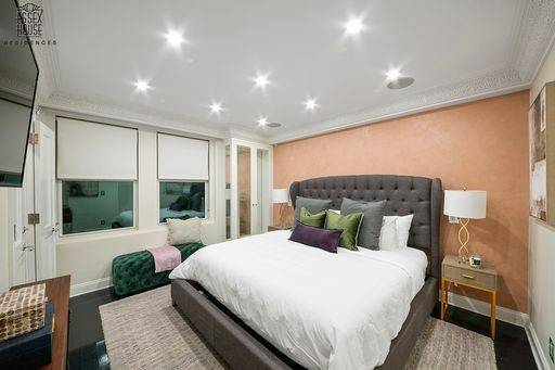 Beautifully renovated two bedroom two bath facing south with terrific Manhattan Skyline views and a private 20x20 terrace.