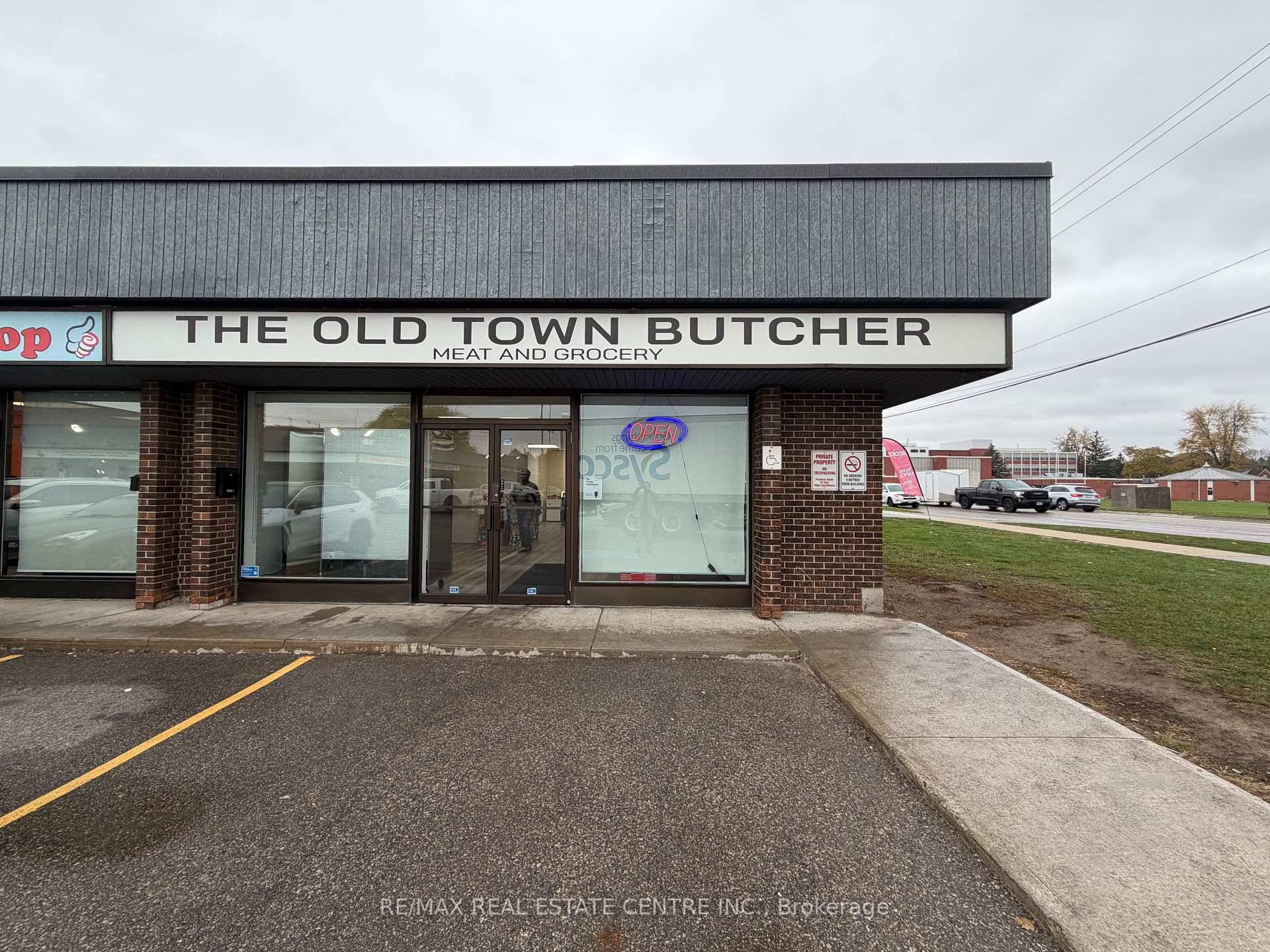 Thriving butcher shop with South Asian grocery section approx.