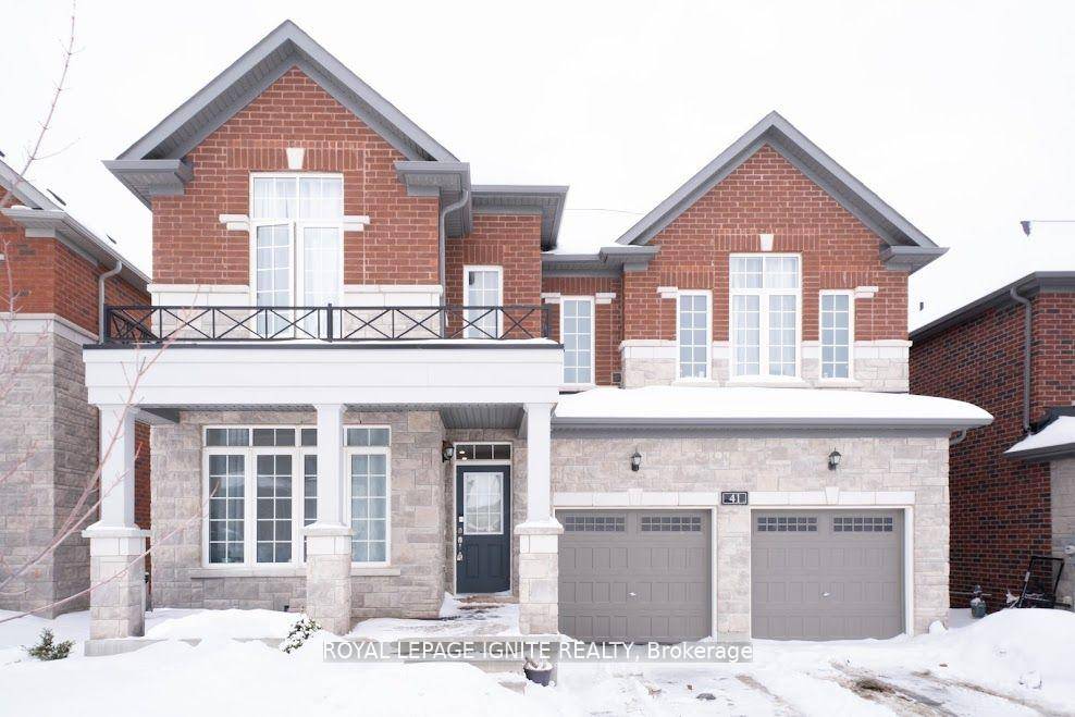 In the quaint community of millbrook, an elegand two story brick home with 4 1 bedrooms and 4 bathrooms offers a modern lifestyle.