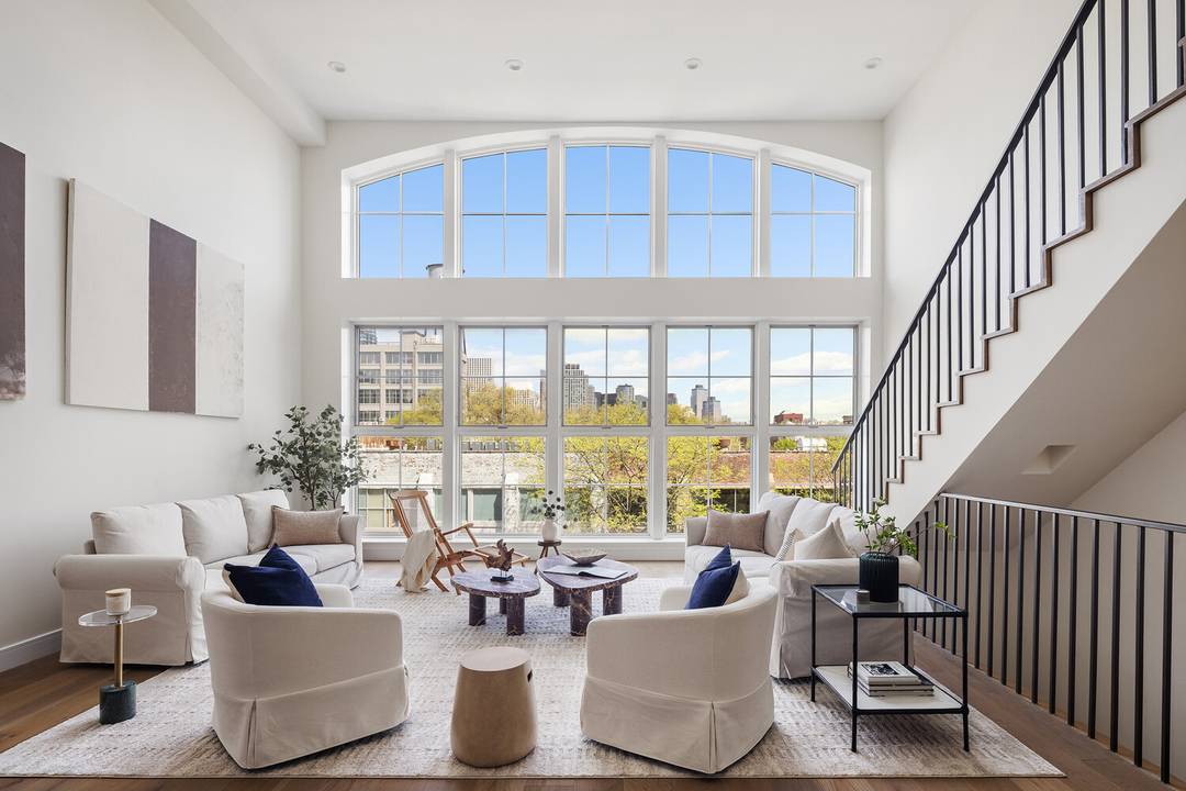 Residence 3B at 84 Oak Street is a design forward home defined by scale, light, and a rare sense of privacy in the heart of Greenpoint.