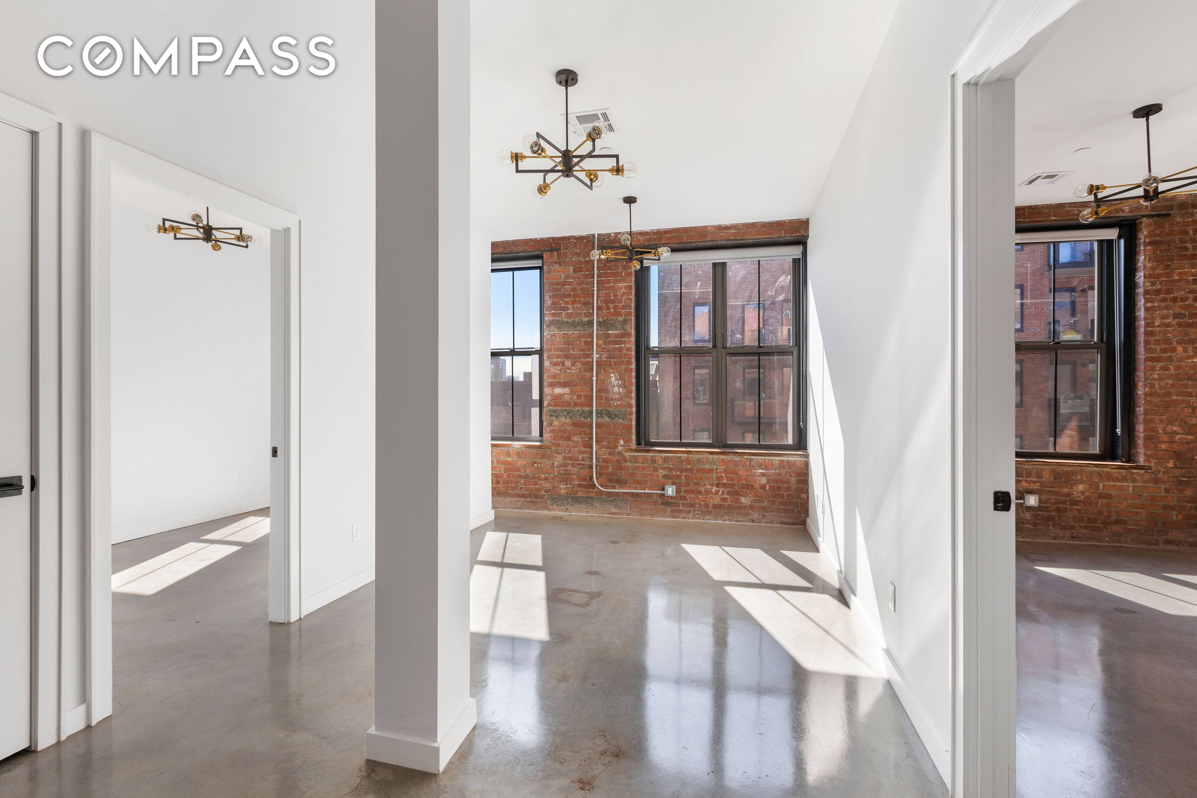 Authentic Williamsburg Northside loft with 2 large bedrooms, 2 full bathrooms featuring an in unit W D and tons of natural light.