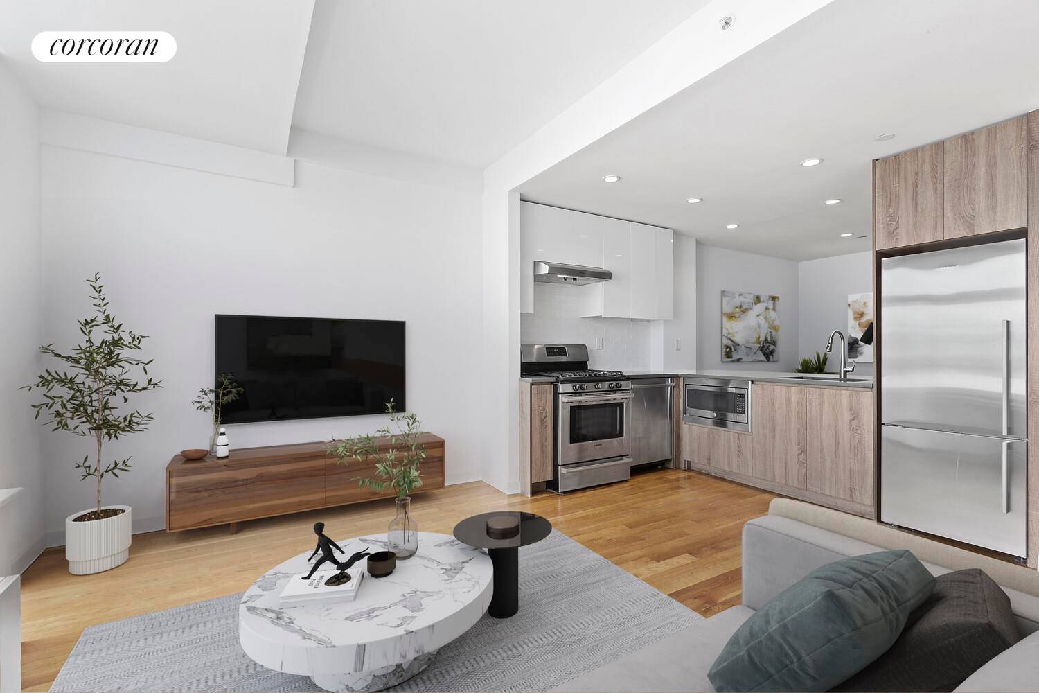 Make Williamsburg your home with this spacious one bedroom apartment with tons of natural light and open views !