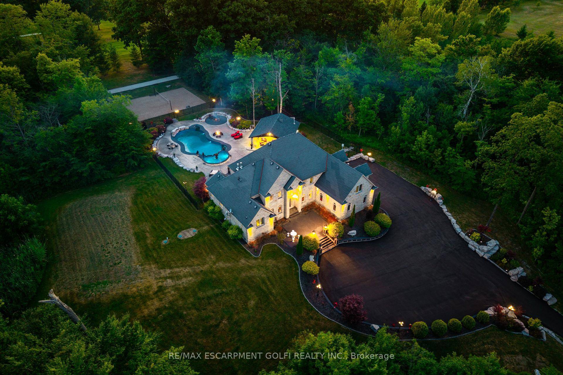 Welcome to 2600 Maple Street in Fenwick, a custom built 2 storey estate set on over 4.