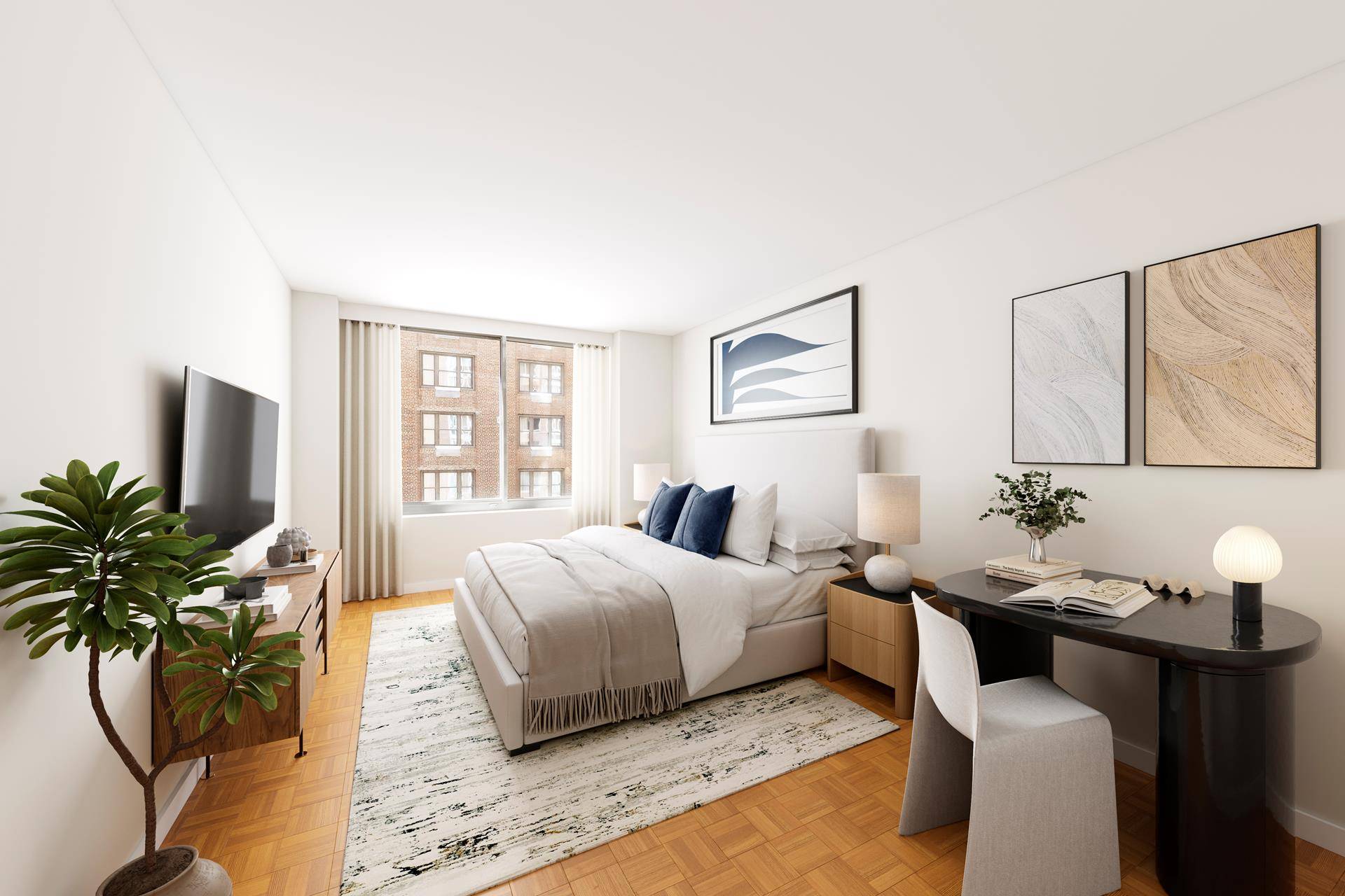 Just listed ! This oversized south facing one bed, one bath, at the highly coveted Cosmopolitan Condominium is listed for sale and awaits your personal touch.