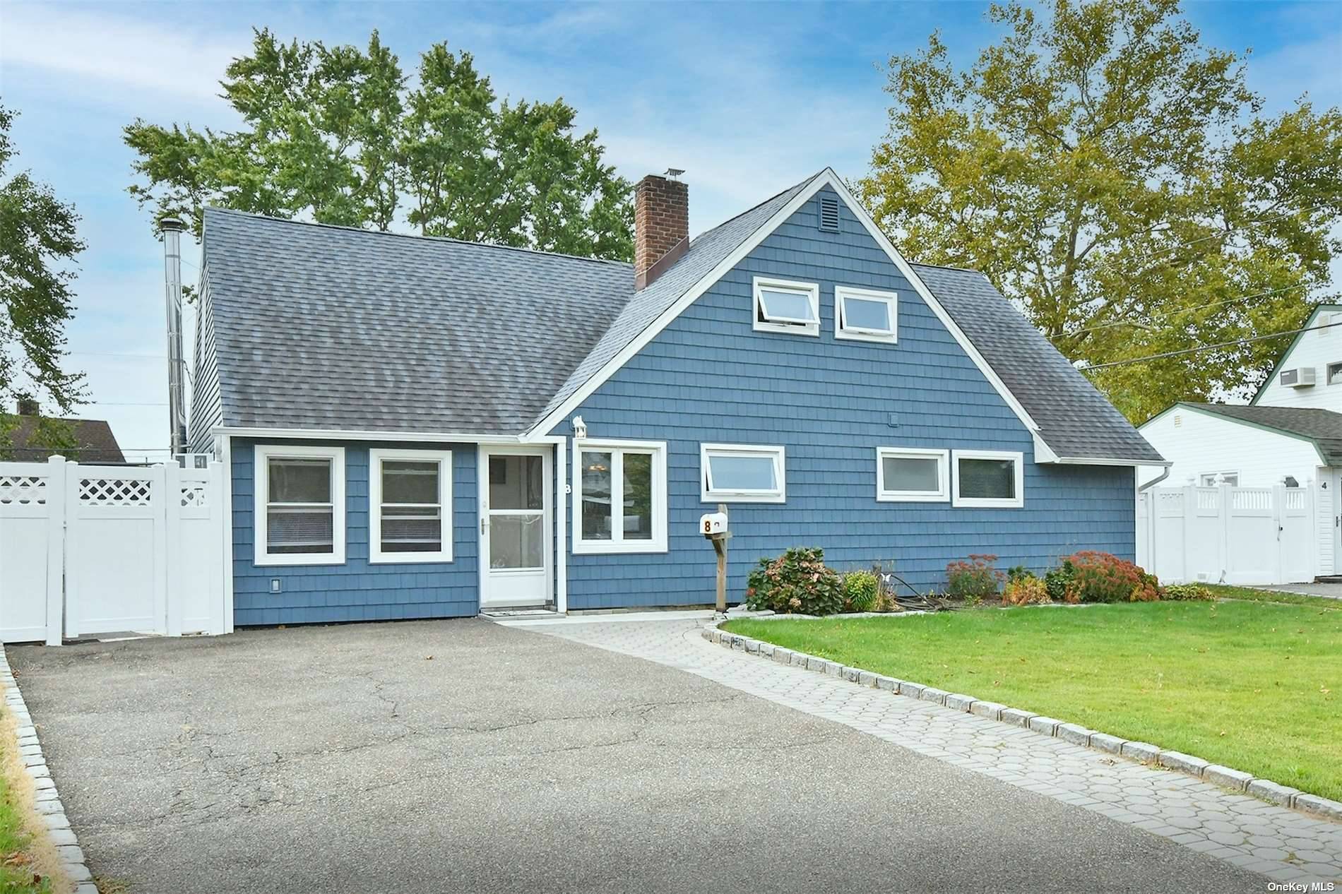 Beautifully Updated Home Sunshine Filled 4 br, 2 Full Bath, Large Eat In Kitchen, Interchangeable Rooms, New Windows, New Front Door, New Siding, Updated Bathrooms, Stainless Steel Chimney 3yrs, Above ...