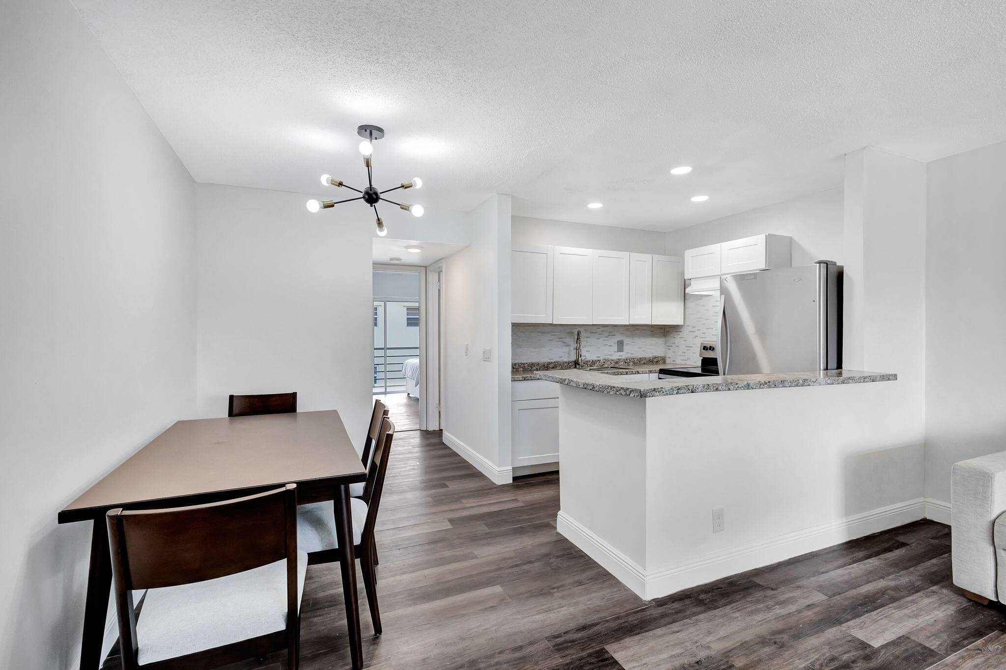 EXPERIENCE YOUR OWN PIECE OF PARADISE IN THIS NEWLY RENOVATED ONE BEDROOM ONE BATHROOM GEM, FEATURING OPEN CONCEPT DESIGN, MODERN FURNITURE.
