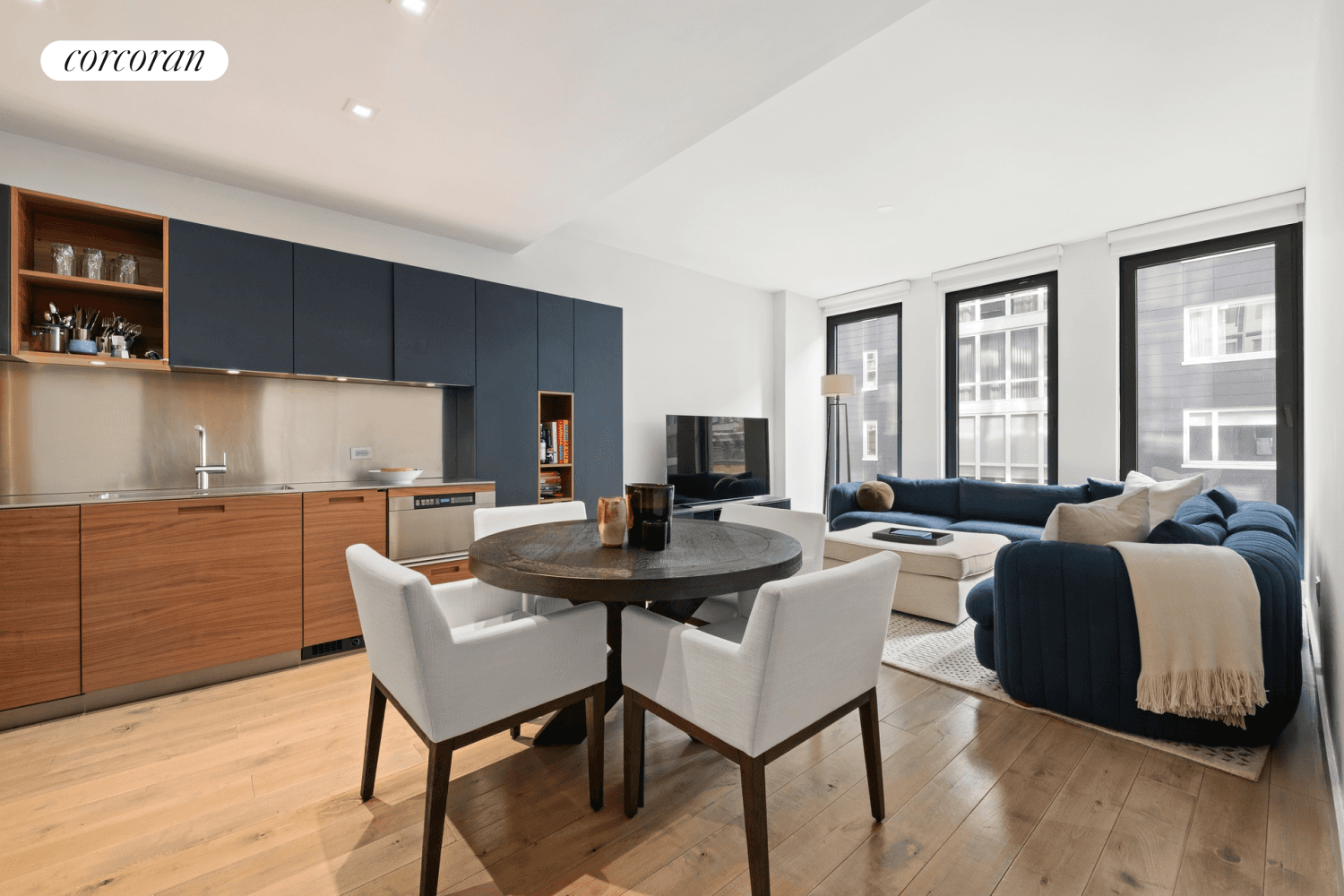 This stunning two bedroom, two and a half bathroom apartment offers 1, 073 square feet of move in ready living space.