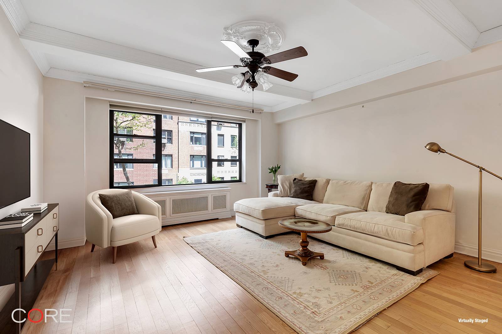 Welcome to this gracious two bedroom, two and a half bathroom duplex boasting 200 square feet of private outdoor space that faces south with majestic views of the Empire State ...