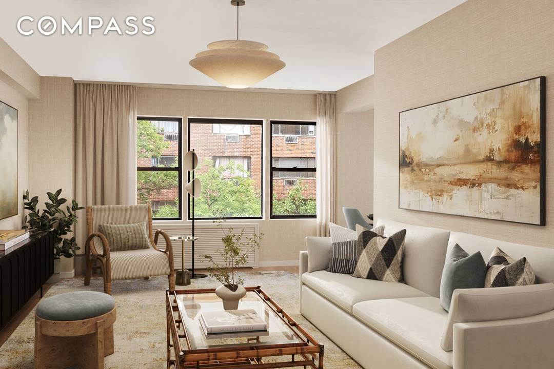 Newly refreshed with a sparkling white renovated kitchen with stainless steel appliances, classic subway tile backsplash and a freshly painted bedroom and bath !