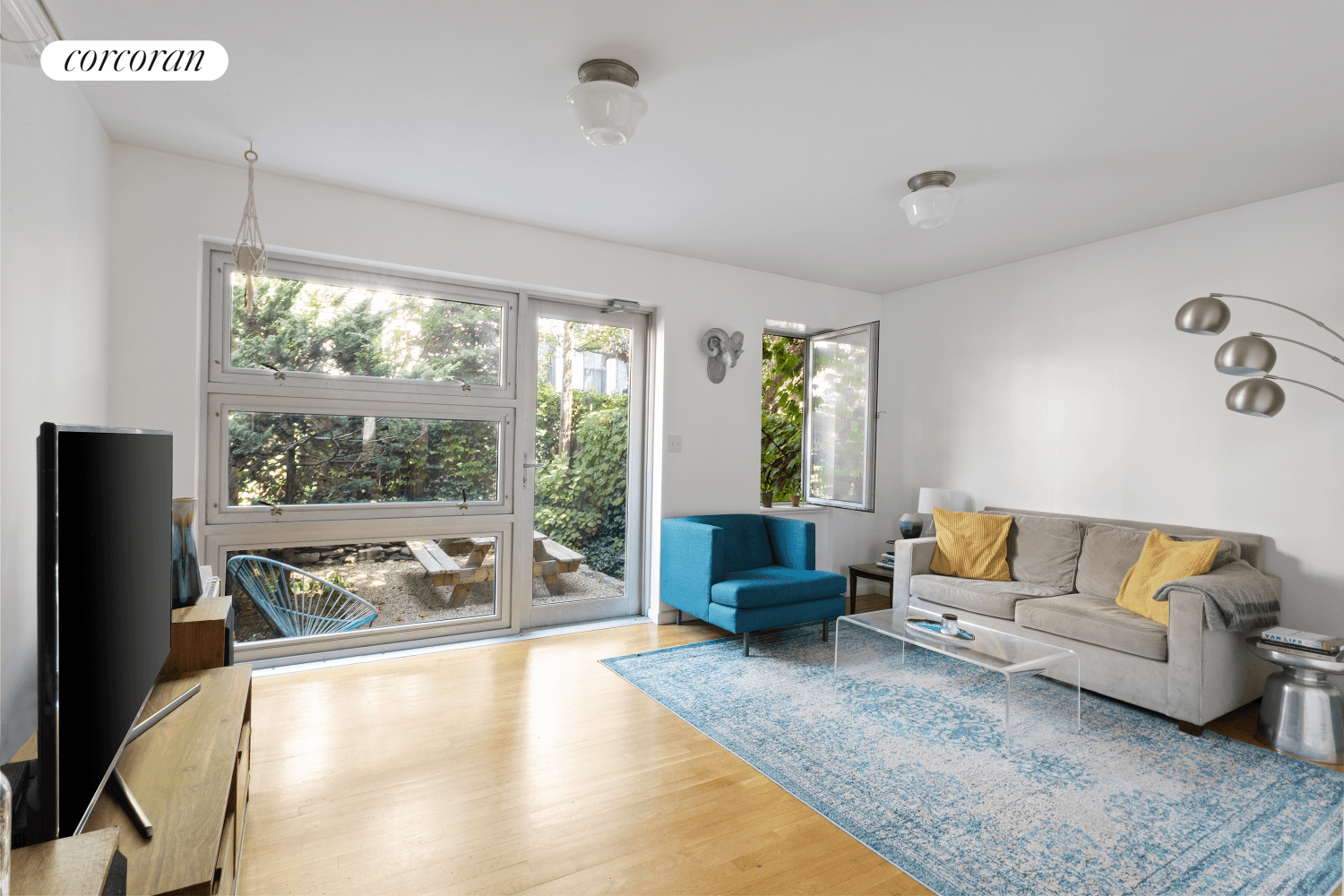 Bright, airy, and full of charm, this spacious 1 bedroom garden apartment is tucked away on a quiet, tree lined block in prime Park Slope.