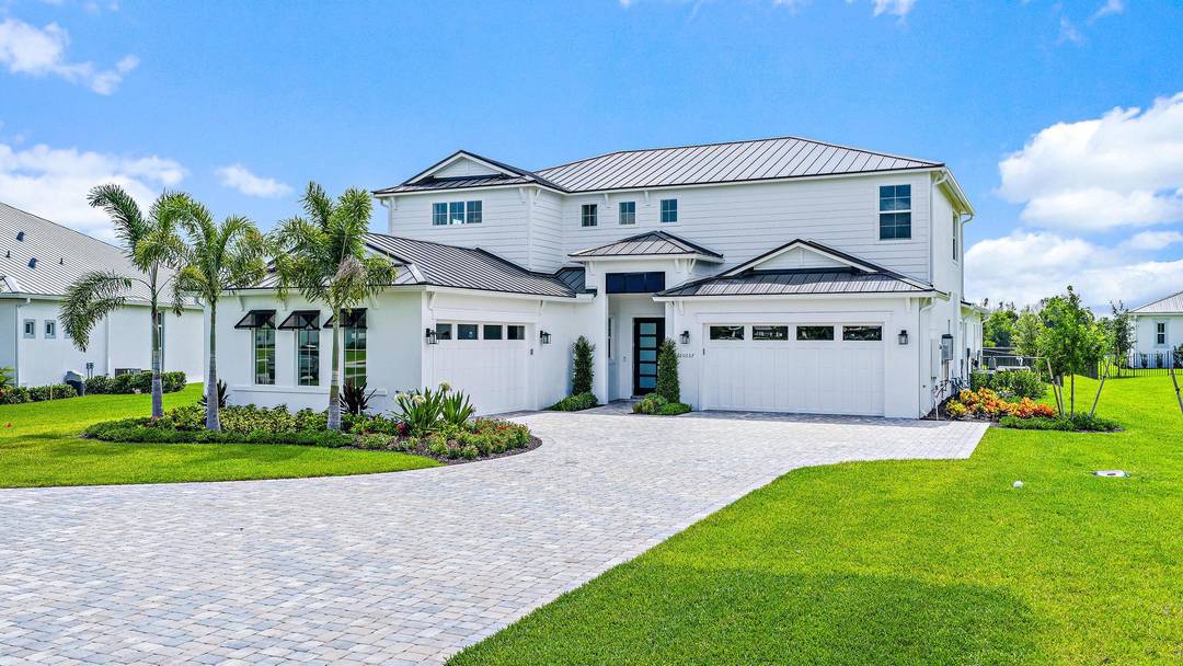 BRAND NEW, NEVER LIVED IN PROFESSIONALLY DESIGNED is this gorgeous Livingston model POOL home nestled in the gated new Divosta community ''Bridgewater'' offering THE BEST LAKE PRESERVE VIEWS !