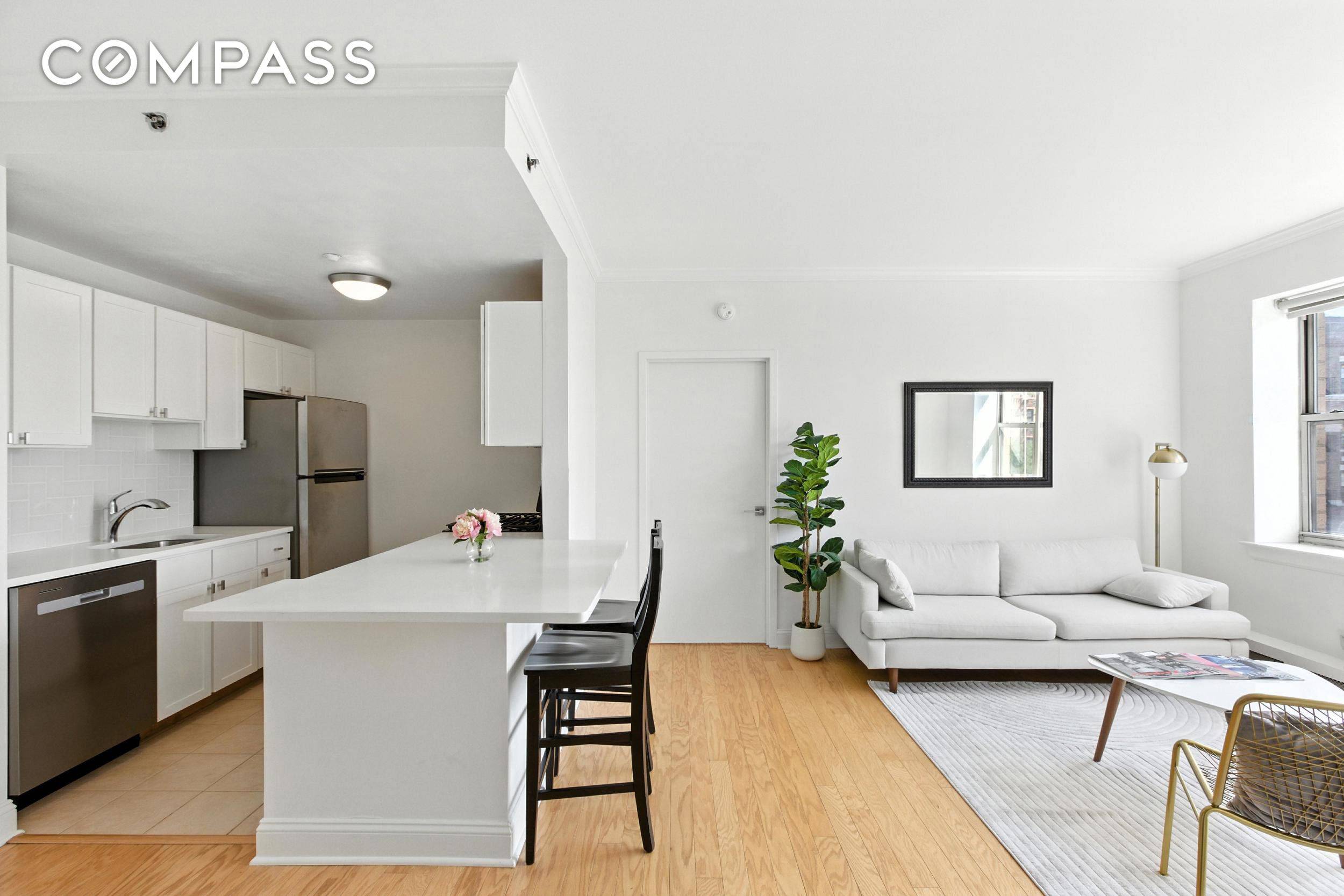 Welcome to this beautifully renovated 2 bedroom, 2 bathroom home with open west facing views and incredible natural light throughout the day.