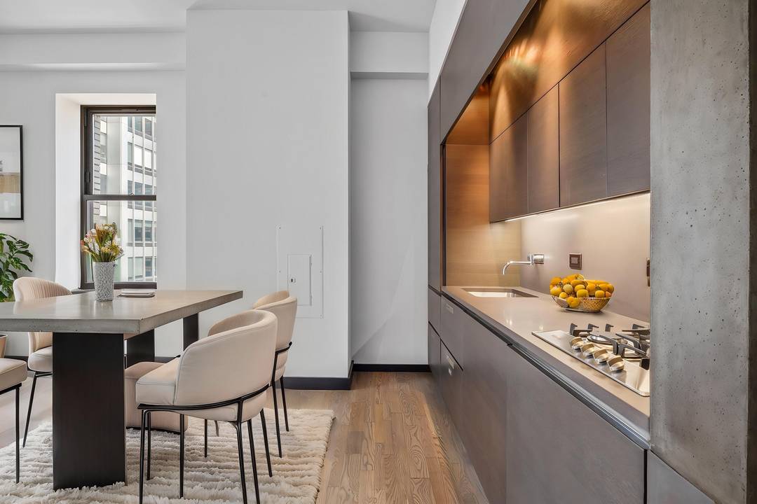 Welcome to this stunning 2 bedroom, 2 bathroom condo perched on the 29th floor of 20 Pine St.