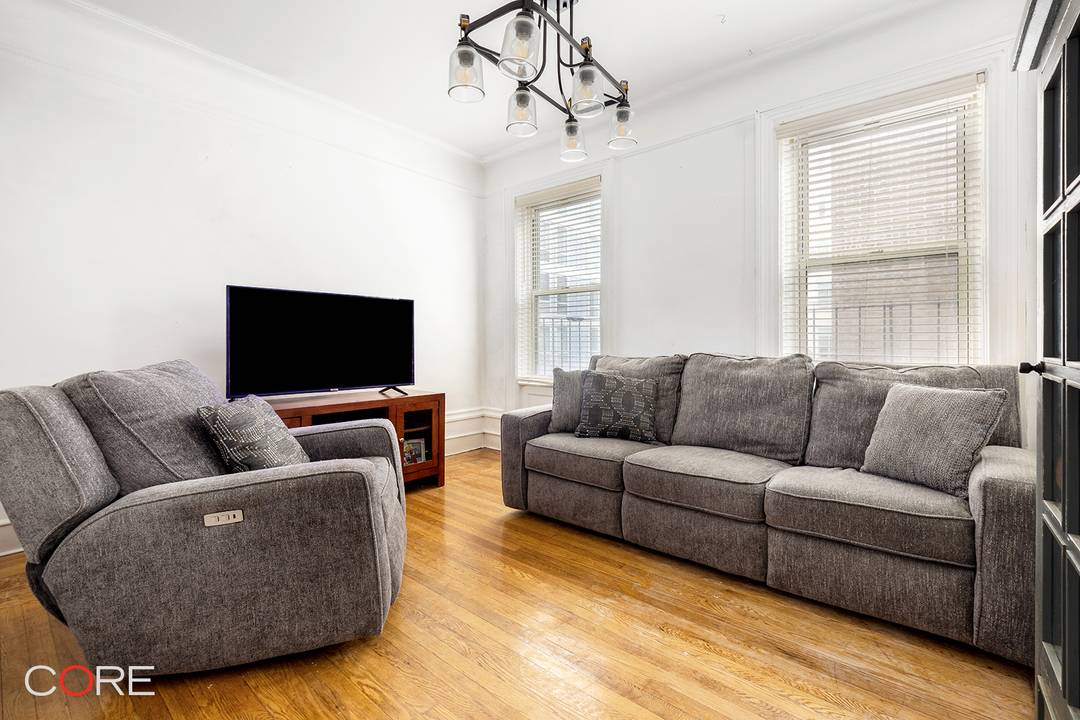 Pre war two bedroom home directly across the street from Morningside Park.