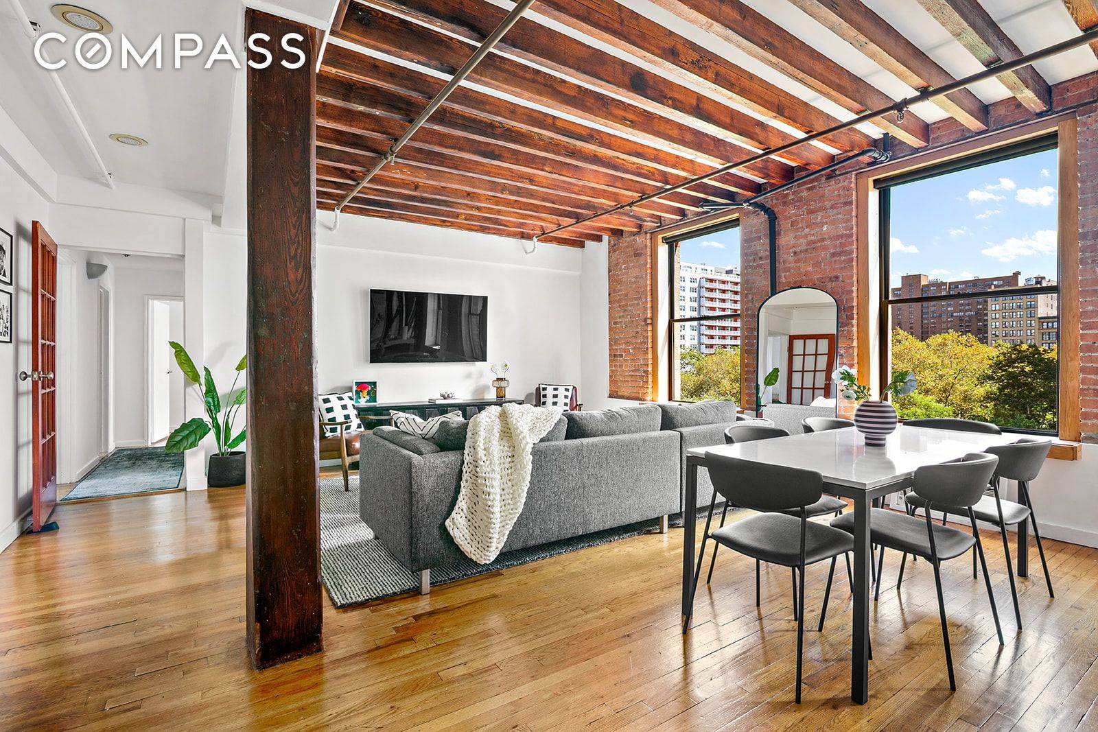 Welcome to Residence 6N a loft like, high floor, true three bedroom home within a pre war gem at the crossroads of Greenwich Village and SoHo.