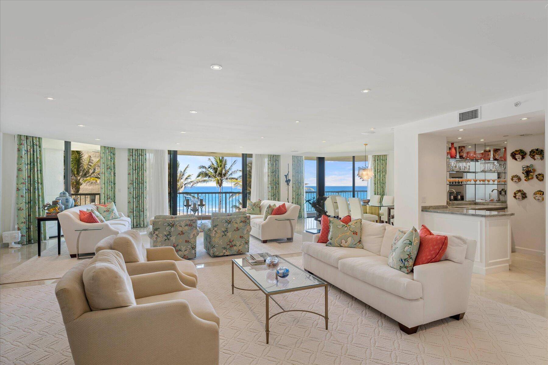Sensational 3 bedroom 4. 5 baths offering on a high floor with breathtaking wide ocean views in prestigious 2770 is attractively priced to sell.