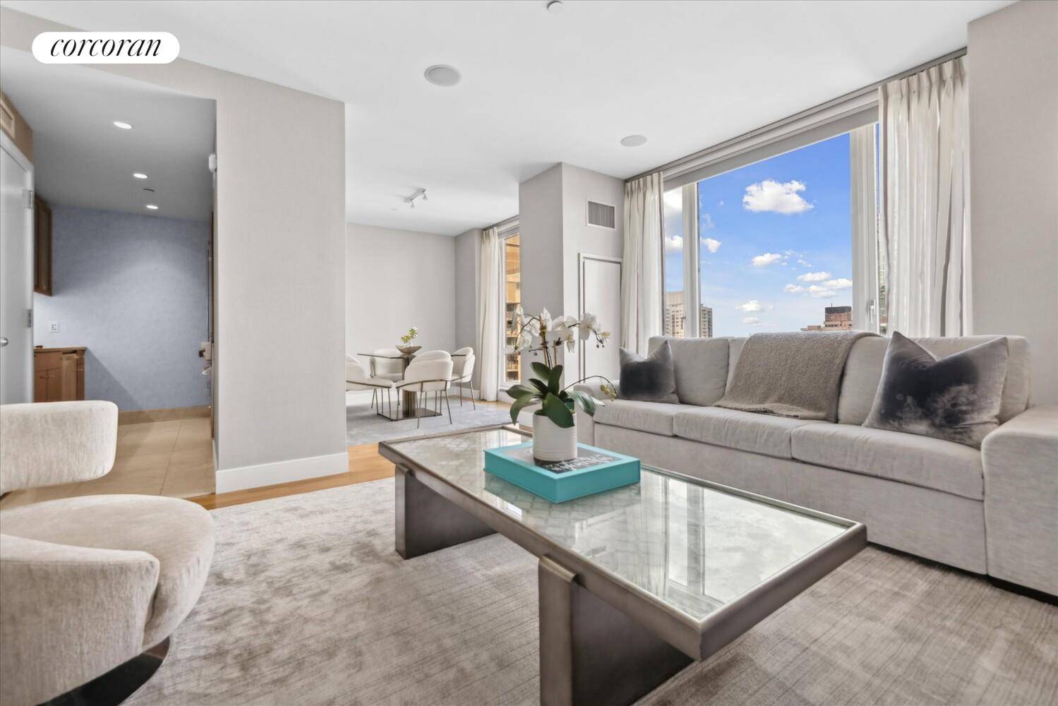 Perched high above the East Side on the 33rd floor of The Veneto, Residence 3303 is a sophisticated two bedroom, two bathroom home featuring a smart split bedroom layout, expansive ...