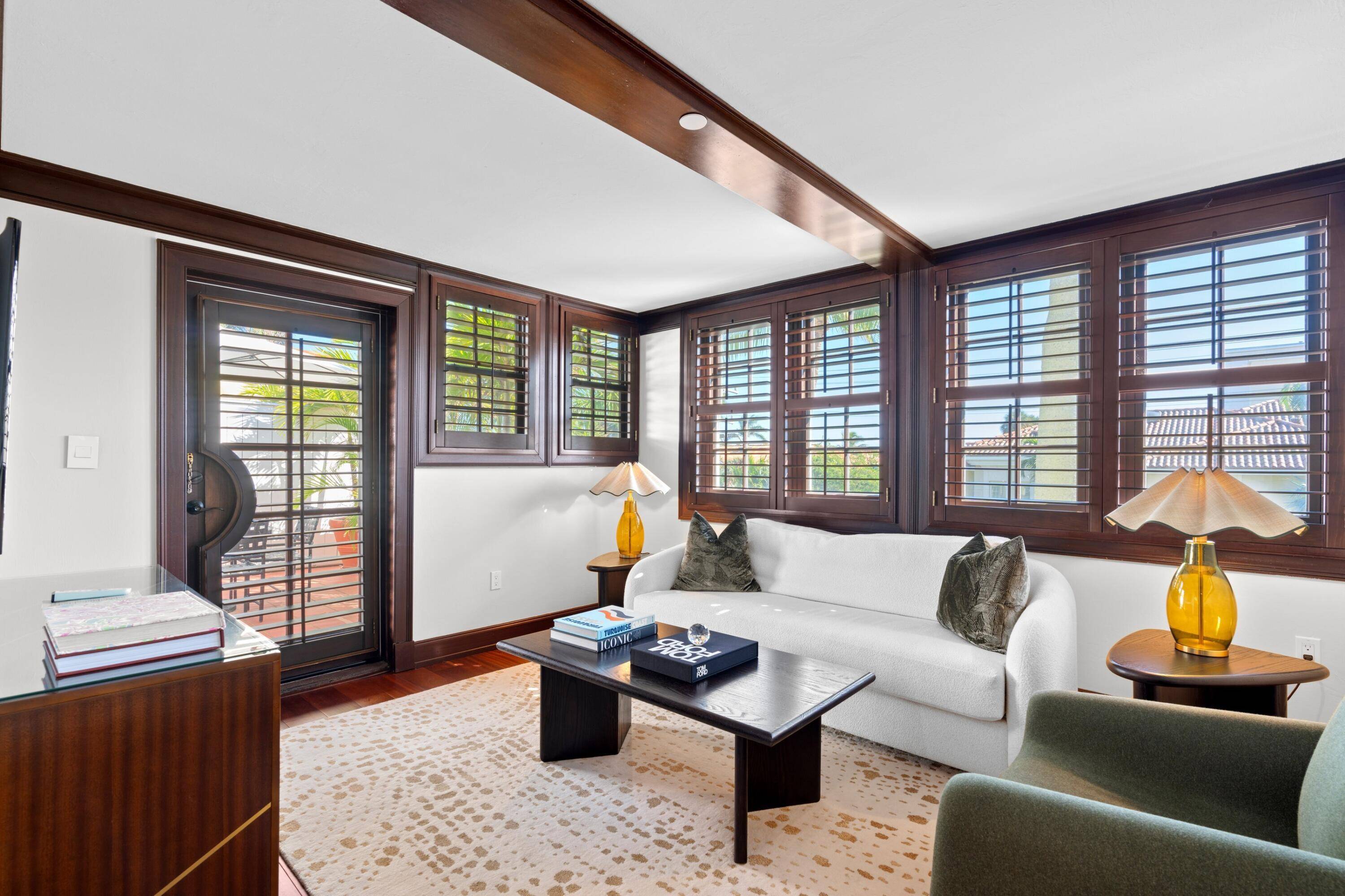 Experience the ease of luxury living with this top floor one bedroom pied a terre at the Brazilian Court Hotel.