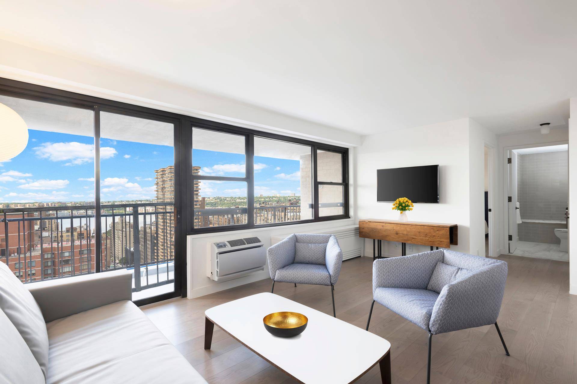 Showings Begin Sunday September 22nd at The First Open House by Appointment Only, From 12PM to 2PMApartment 23D is an impeccably designed 708 SF one bedroom, one bath home with ...