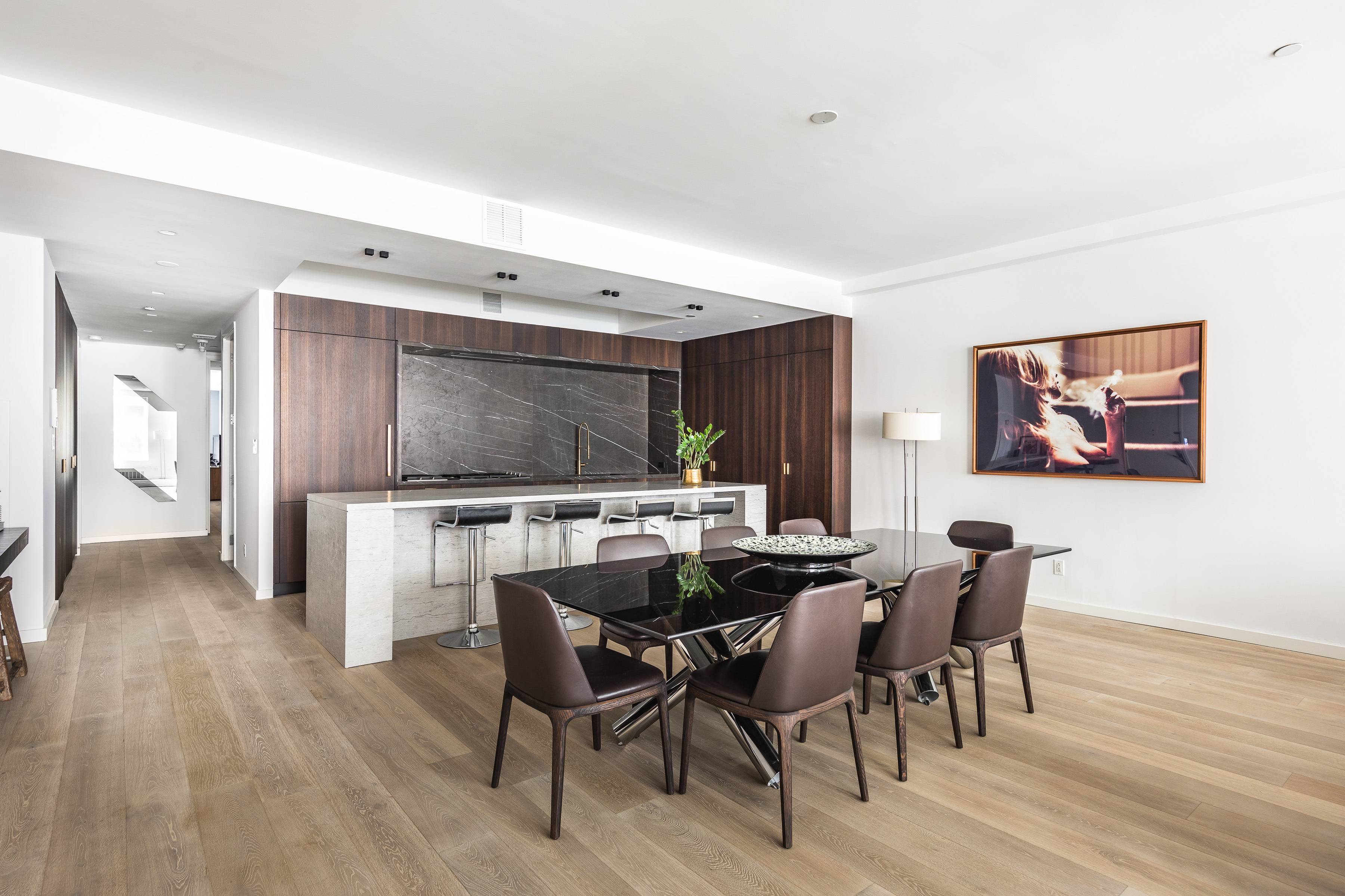 This half floor loft has been gut renovated to perfection.