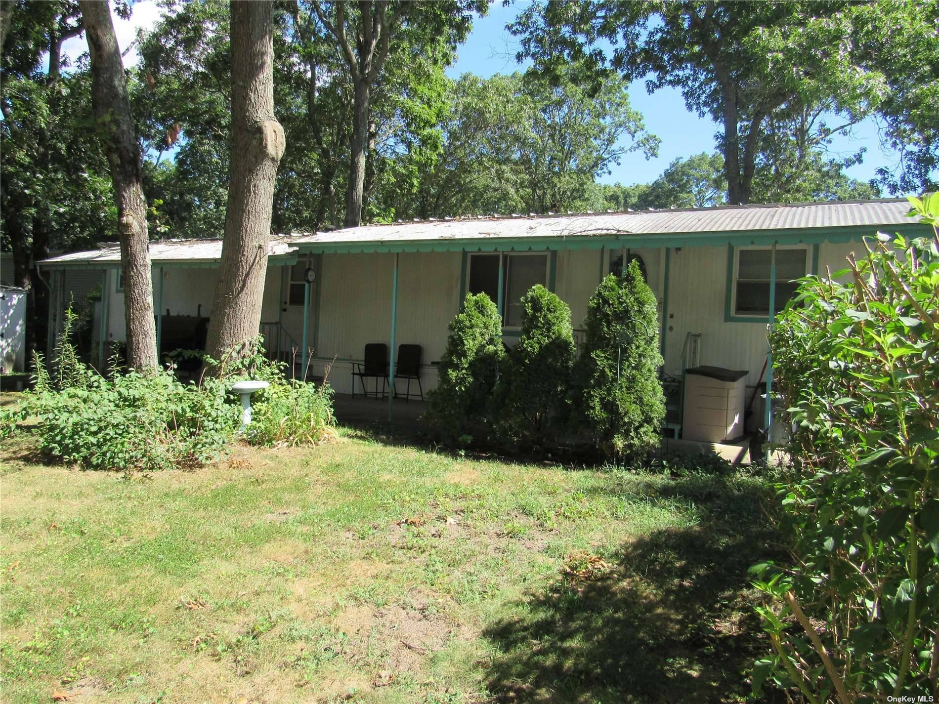 Not a 55 community. Newer windows, bath and gutters.
