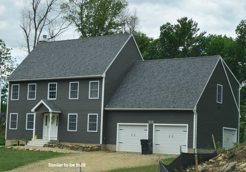 New Colonial Construction, 3 Bed Additional Room, nestled on a secluded, wooded lot.