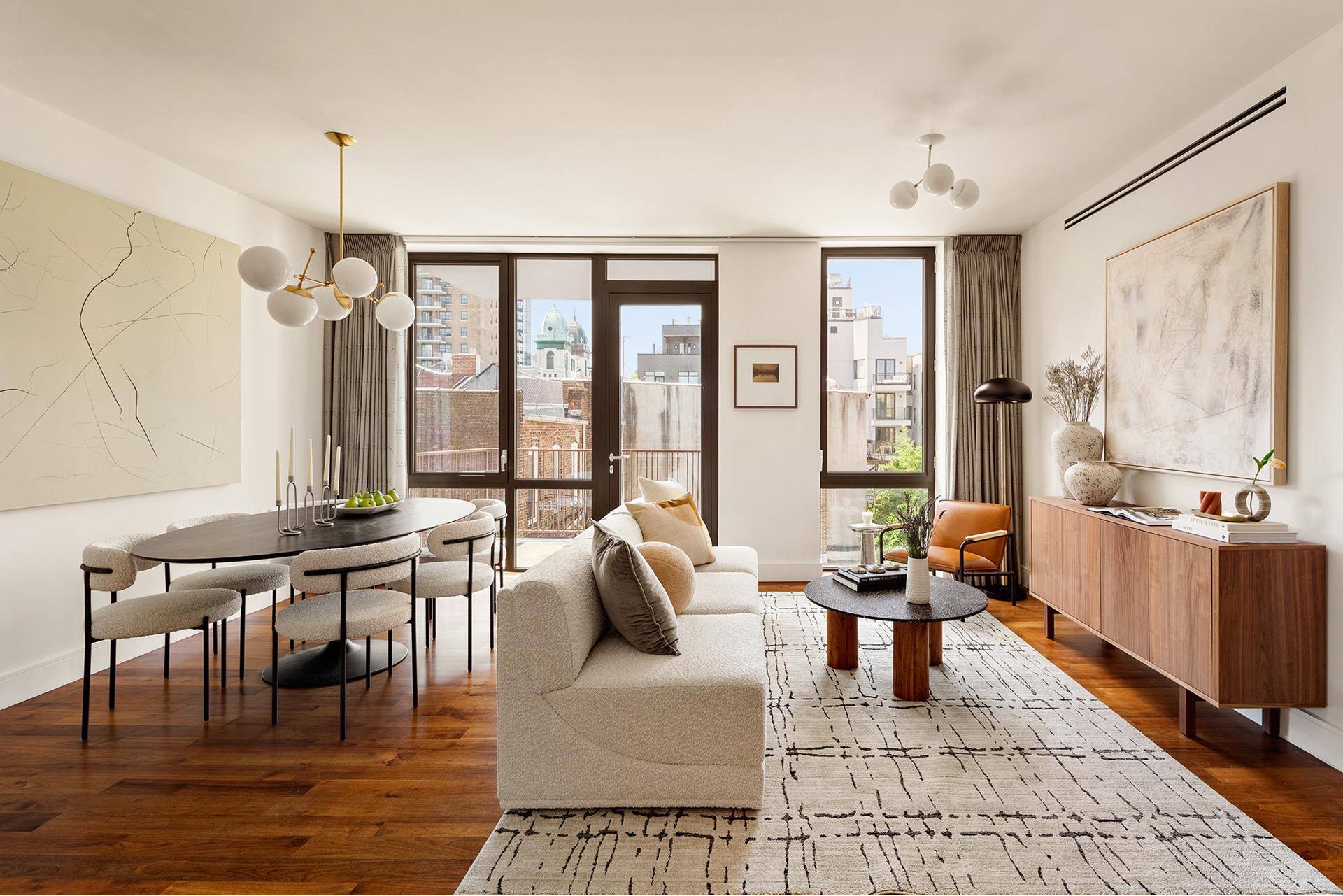 Welcome to Apartment 4 at 496 Prospect Place, a sun filled, full floor two bedroom, two bathroom residence with a private rooftop terrace in a boutique elevator condominium at the ...