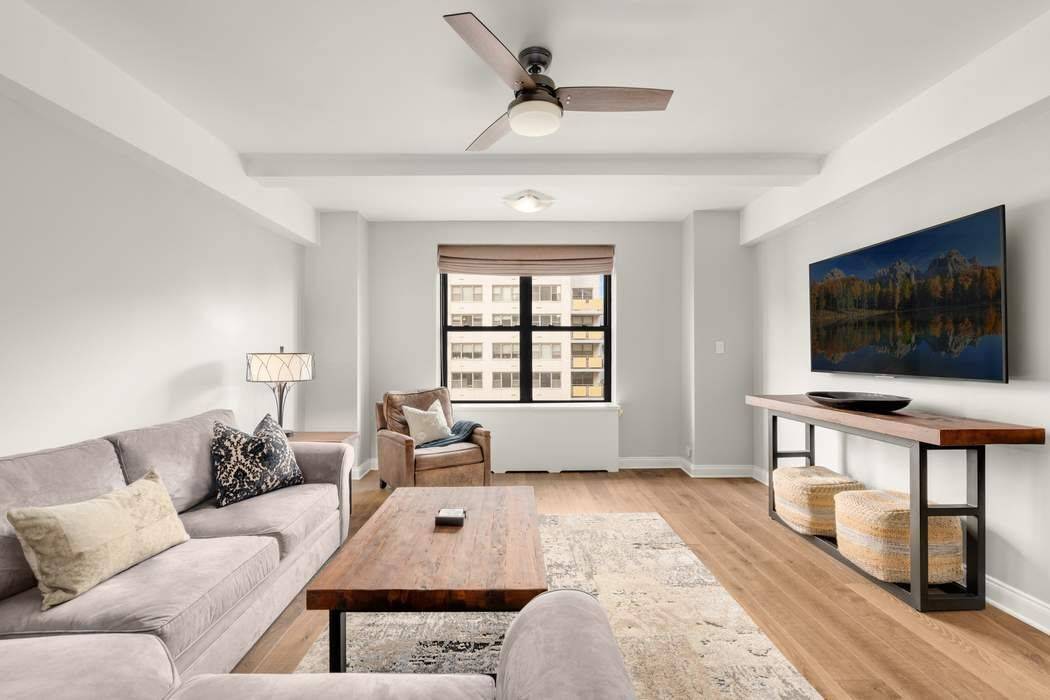 This three bedroom, three bath on the 14th floor of the Oliver Cromwell is perfectly located steps from Central Park West at 72nd Street with views to the Dakota across ...