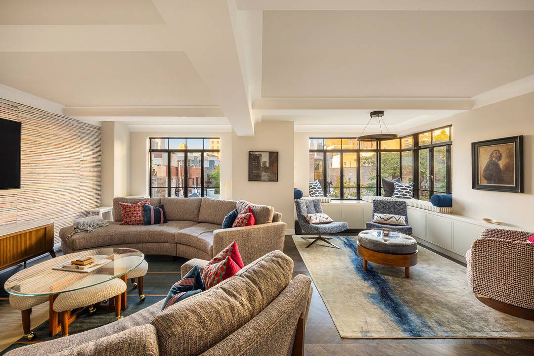 Perched just above West 12th Street's treetops, Residence 8A is an exquisite, north south floor through, quadruple exposure, four bedroom, three bathroom home in the full service sister building to ...