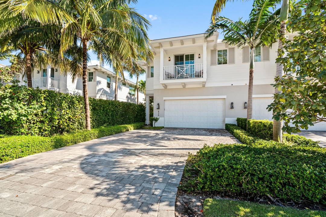 Experience the epitome of coastal luxury just one block from the beach in Boca Raton Riviera.