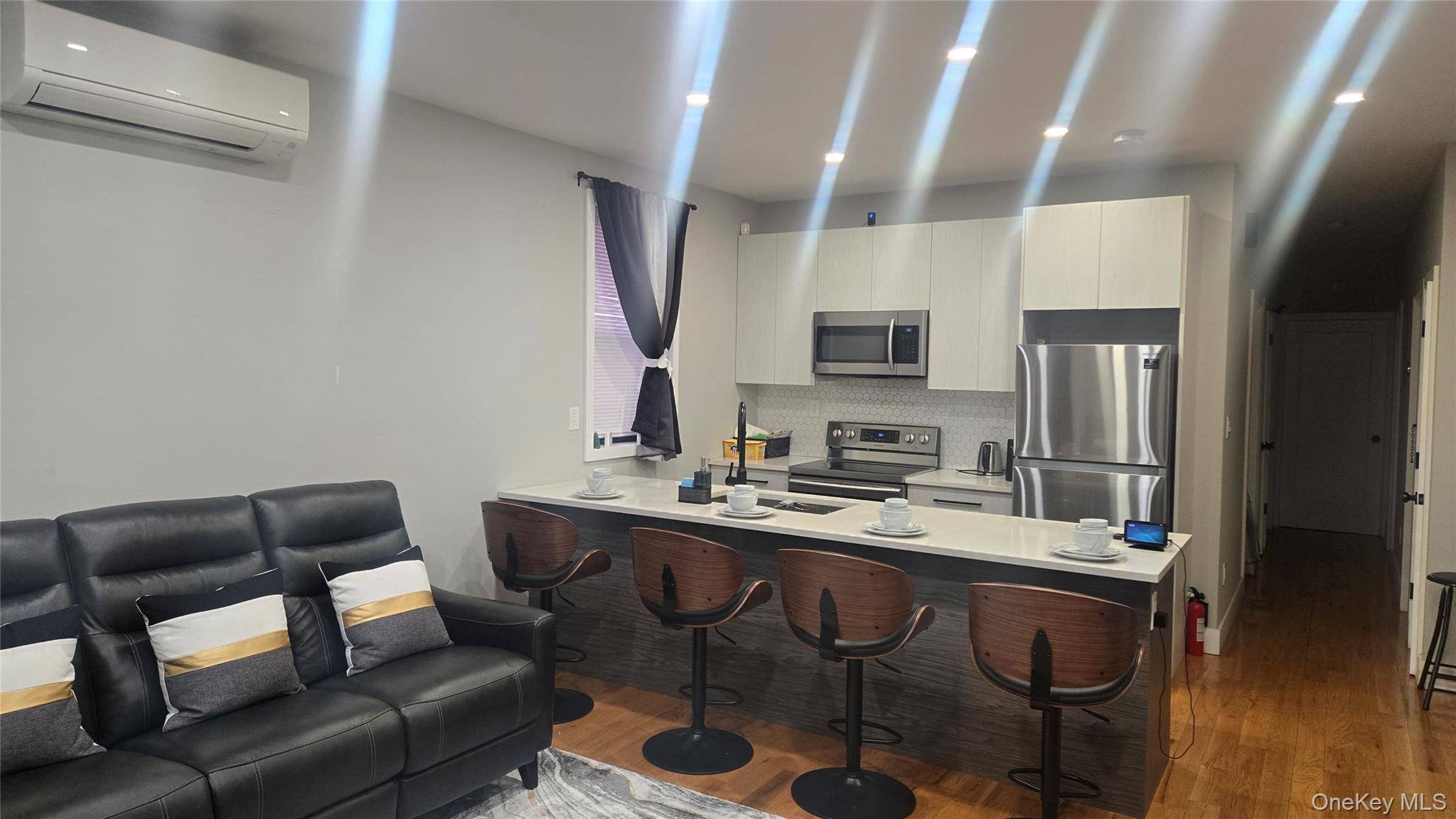 Renovated 3 bedroom, 2 full bathroom, 1st floor duplex apartment, Brooklyn.