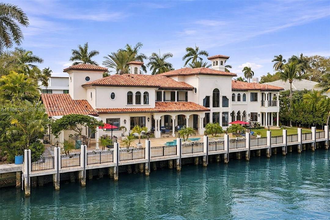 Exceptional Mediterranean waterfront estate offering over 15, 000 sq ft of refined luxury, including 8, 000 sq ft under air and expansive indoor and outdoor living.