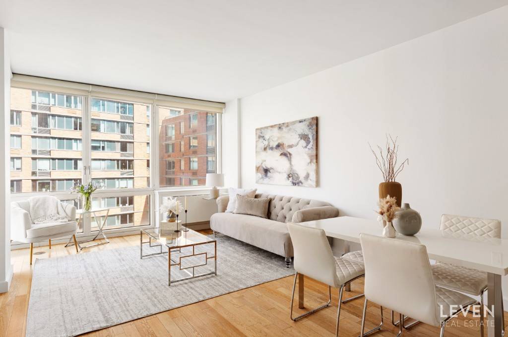 Enjoy beautiful river views from your living room on Roosevelt Island this split layout 2 bedroom 2 bath in the Riverwalk Court Condominium features floor to ceiling windows in all ...