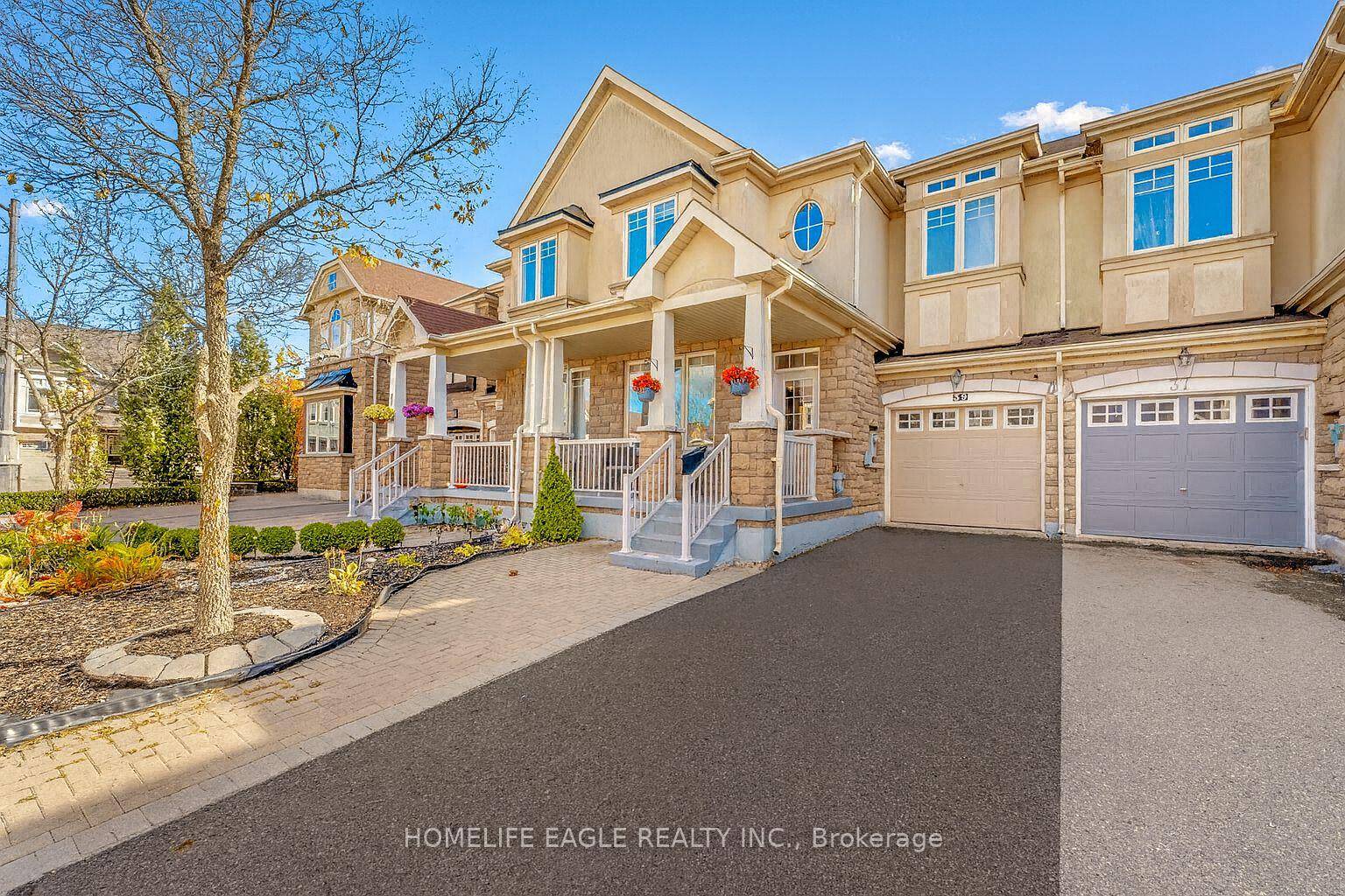 Clients Remarks The Perfect 3 Bedroom Freehold Townhouse In Richmond Hill's Prestigious amp ; Family Friendly Jefferson Community Front Porch With Seating Area Bright Open Concept Layout With Large Windows ...