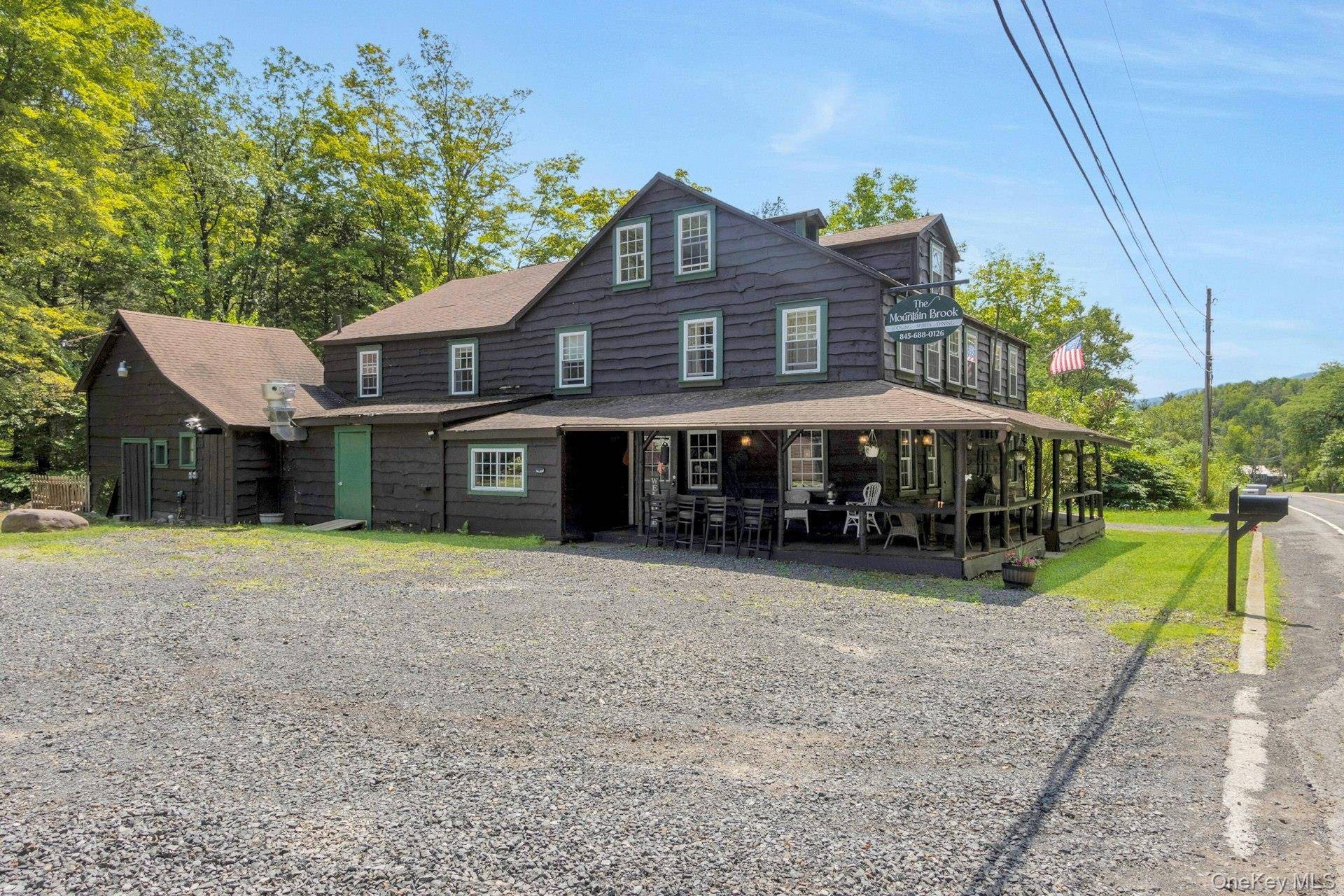 The Mountain Brook Inn in Shandaken, NY, presents a unique commercial opportunity in the hospitality sector.