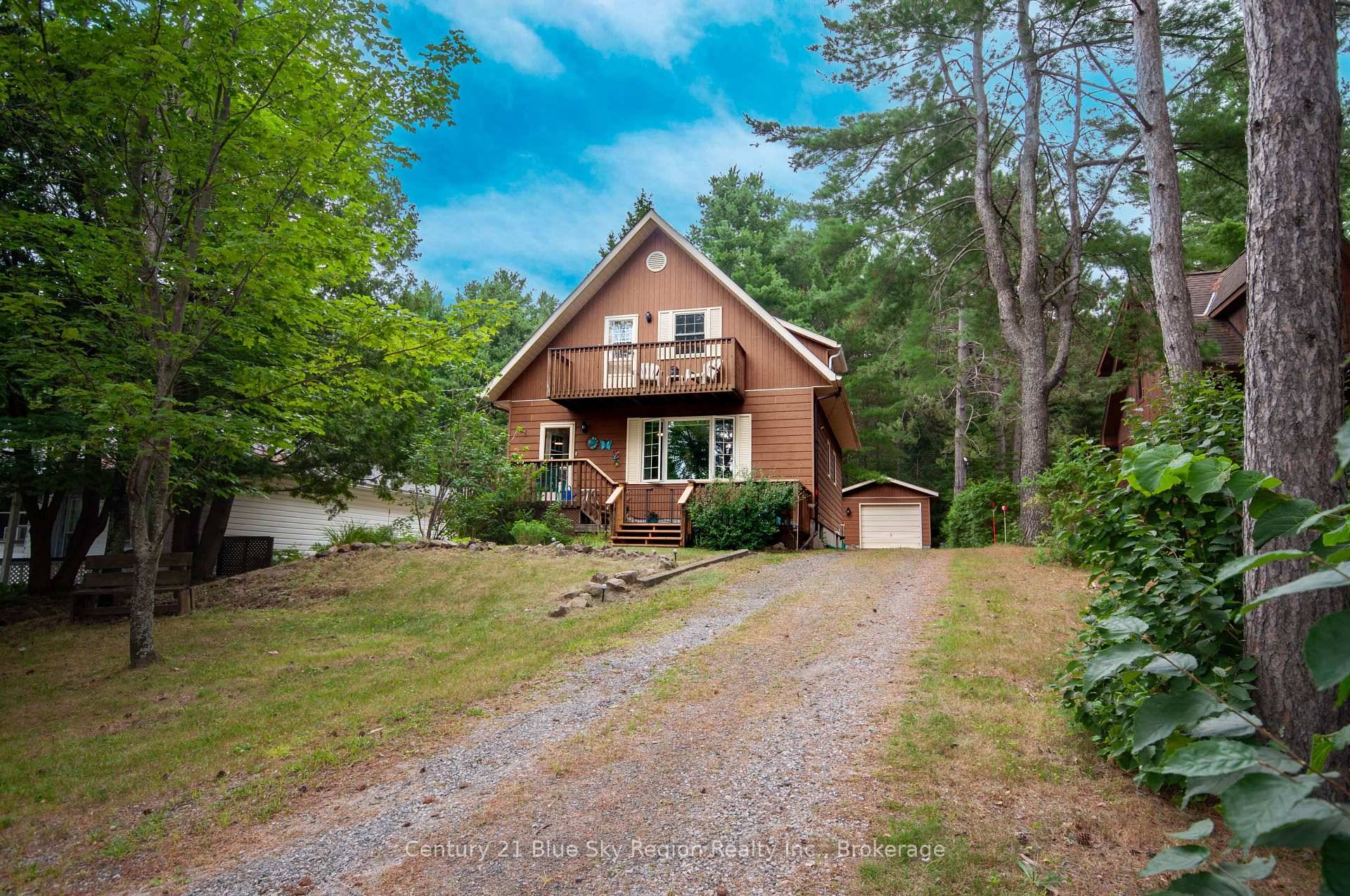 Welcome to this quaint and charming, 3 bedroom, 3 bathroom, 1, 370 sf, 2 storey home with detached garage overlooking Callander Bay and across the street from one of the ...