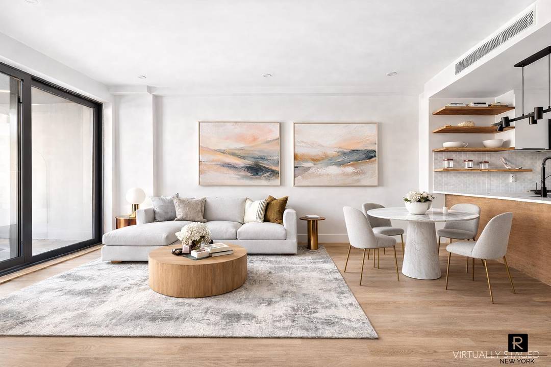 Located in Prime Williamsburg Floor thru Residence with Keyed Elevator Access, Two Private Outdoor Spaces, W D in unit, Manhattan Skyline Views amp ; Spectacular Sunsets.
