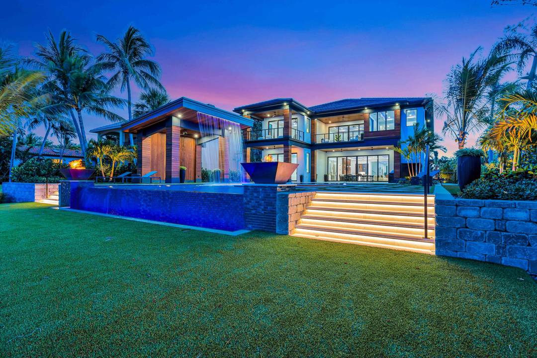 Brand new gated intracoastal estate in prime Lantana location !