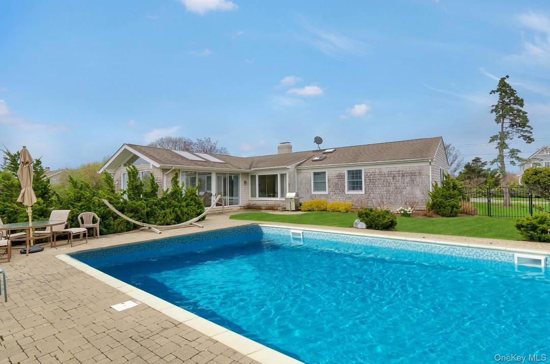 SOUTH OF HIGHWAY WESTHAMPTON BEACH UPDATED WITH GUNITE POOL.