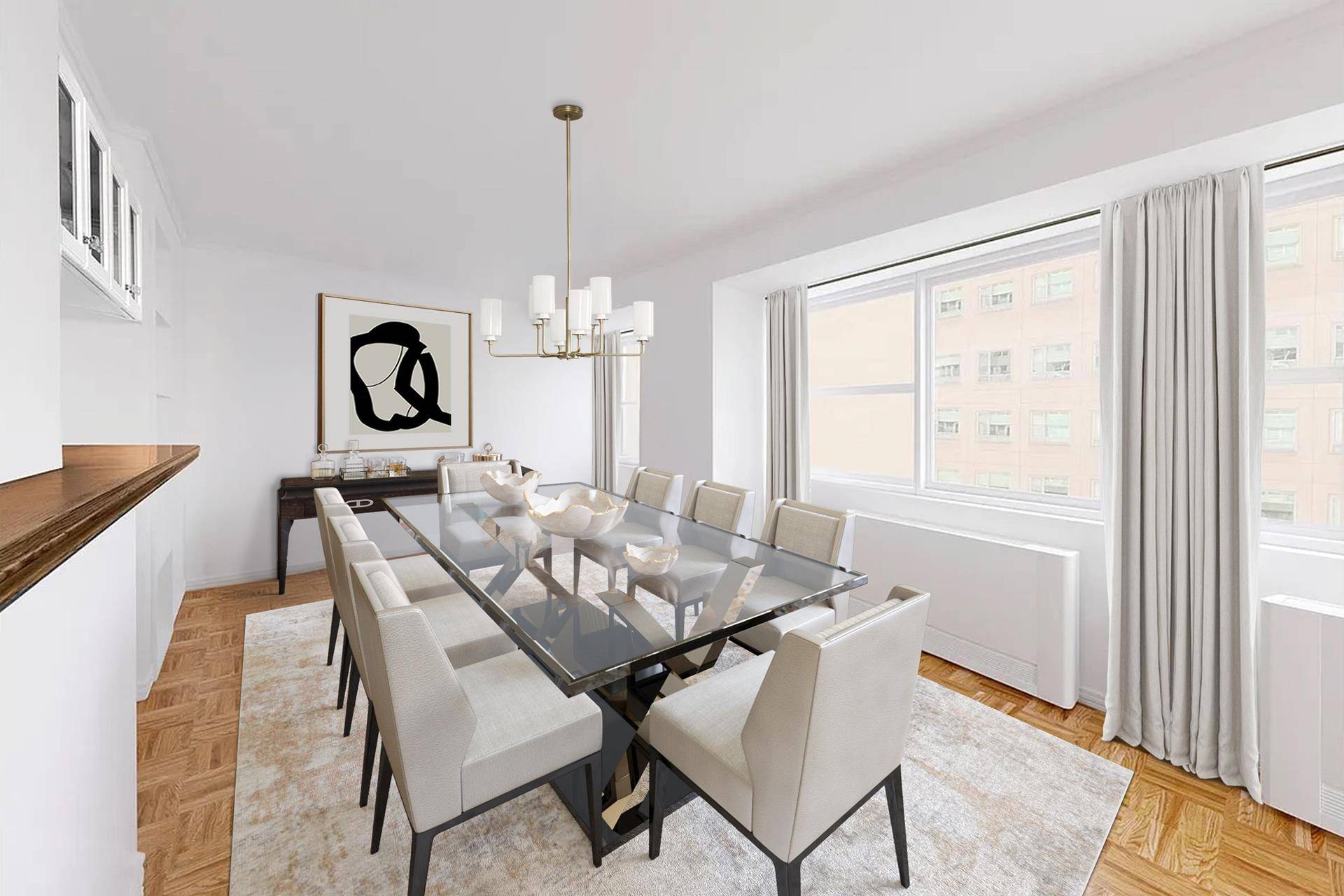 Welcome home to this incredibly rare high floor, South facing three bedroom, three bathroom combo unit at the Warren House Condominium !