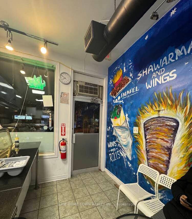 Opportunity Excellent turnkey restaurant business for sale, Maawa Shawarma, strategically located near Humber College, capturing high student and local traffic.