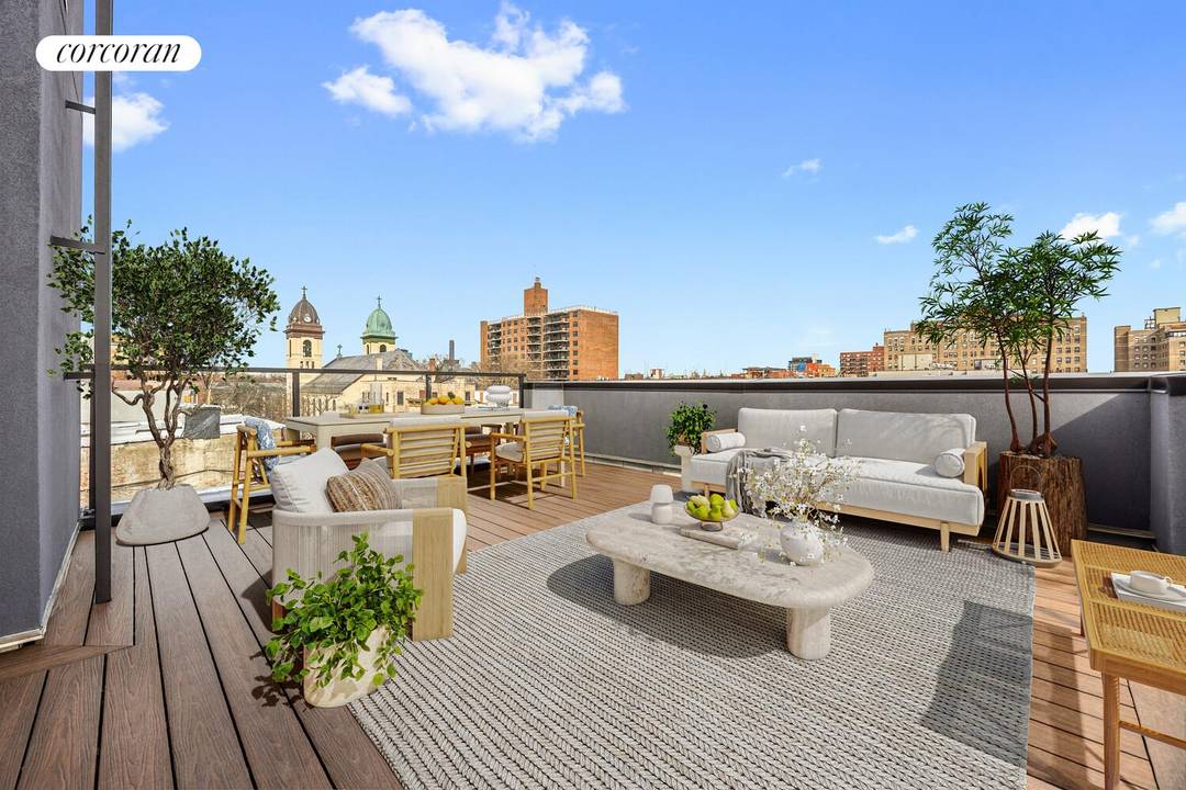 Perched at the top of Sterling Curve, Residence 4F is a thoughtfully designed two bedroom, two bathroom penthouse duplex spanning 883 square feet, complemented by over 500 square feet of ...