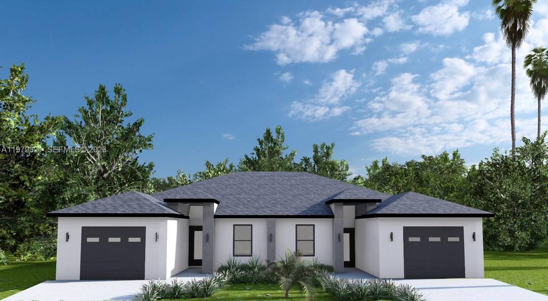 Brand new construction duplex in Cape Coral.